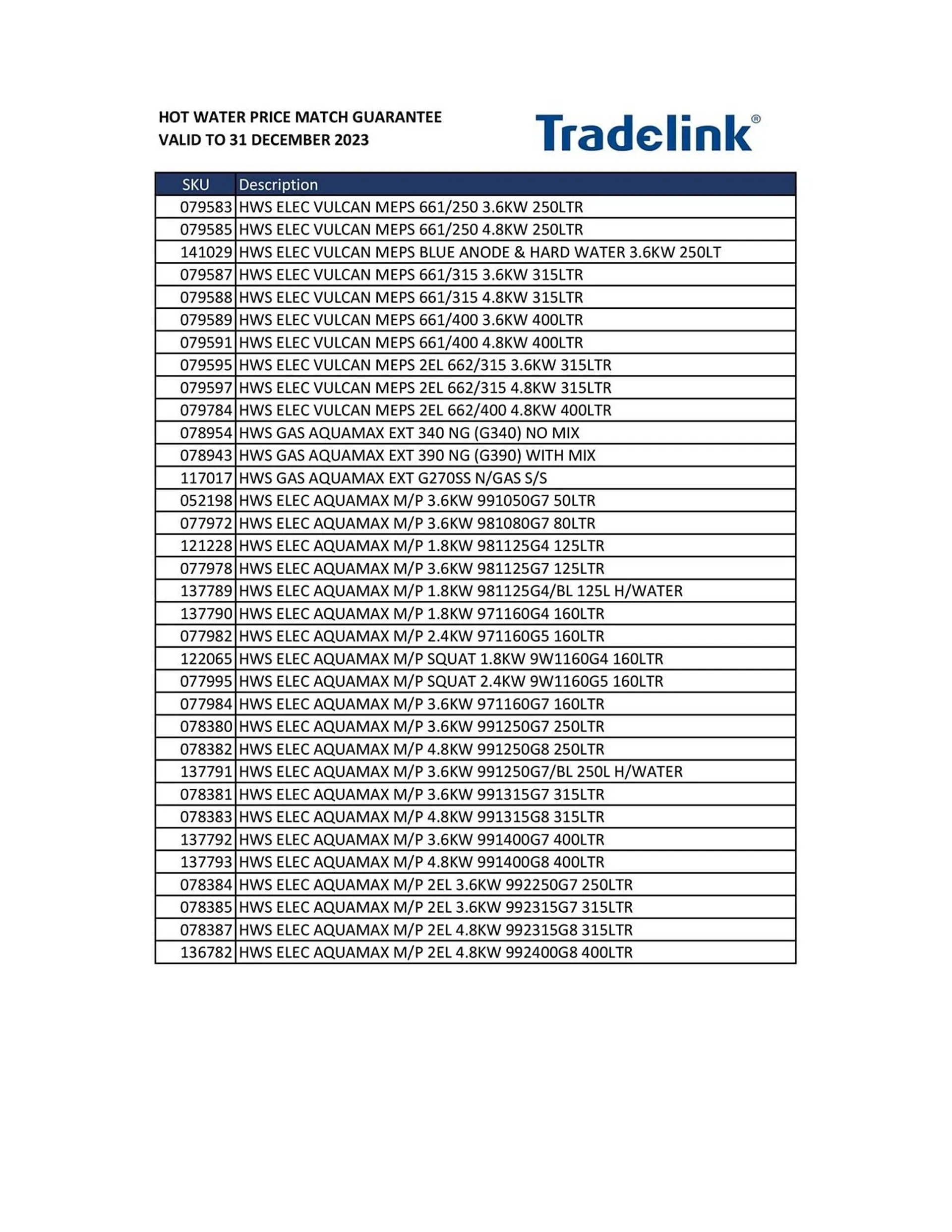 Tradelink catalogue - Catalogue valid from 19 October to 31 December 2023 - page 6