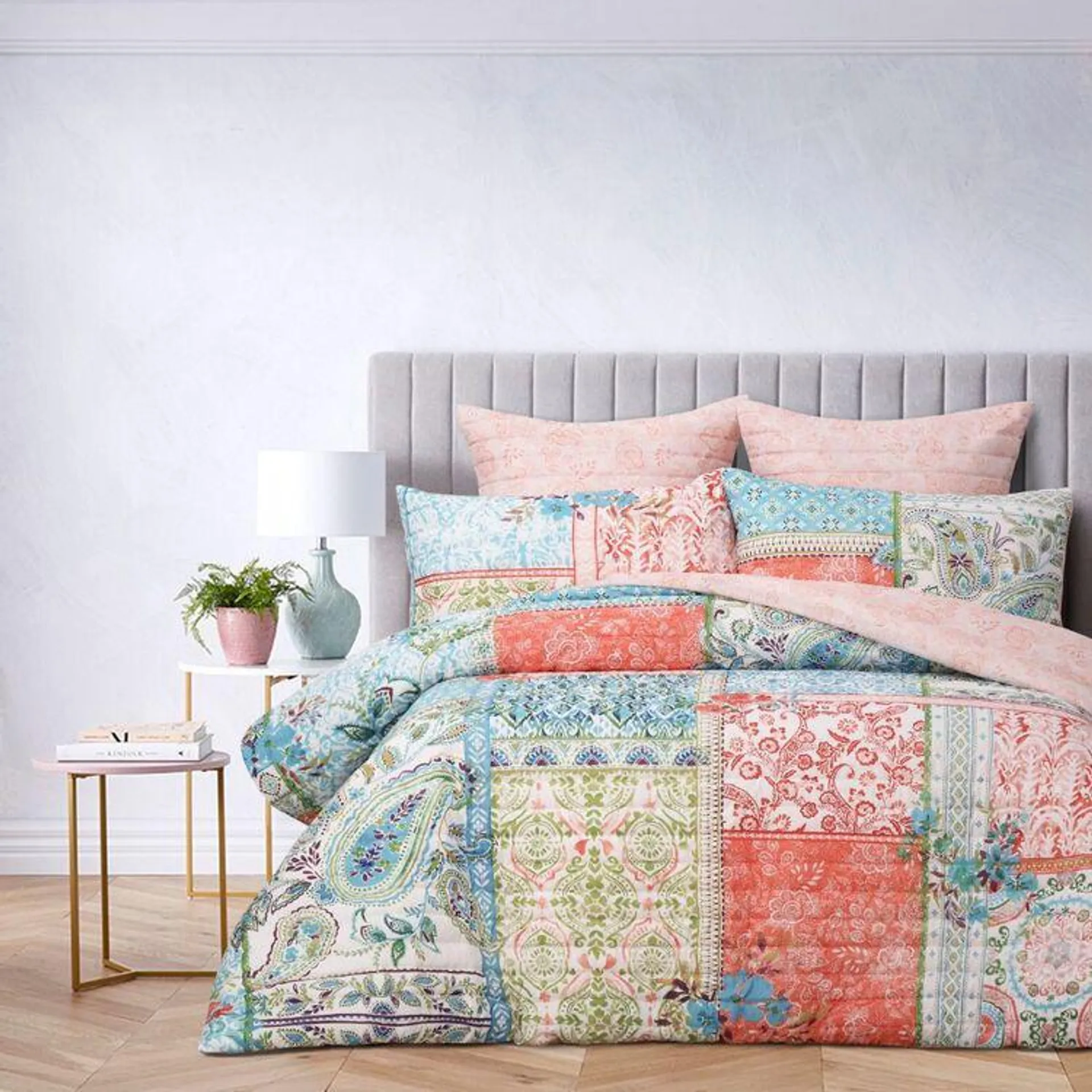 KOO Charlotte Quilt Cover Set Multicoloured