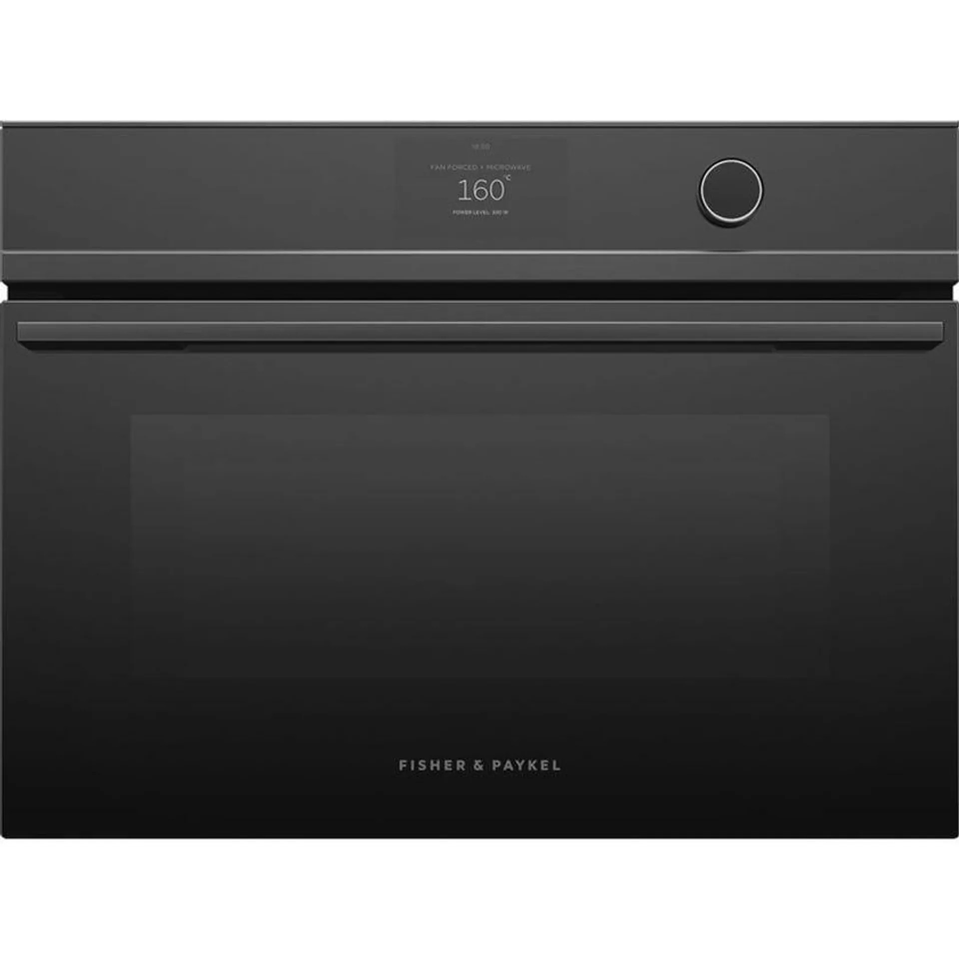 Fisher & Paykel OM60NDTDB1 60cm Black Glass Combination Microwave Oven