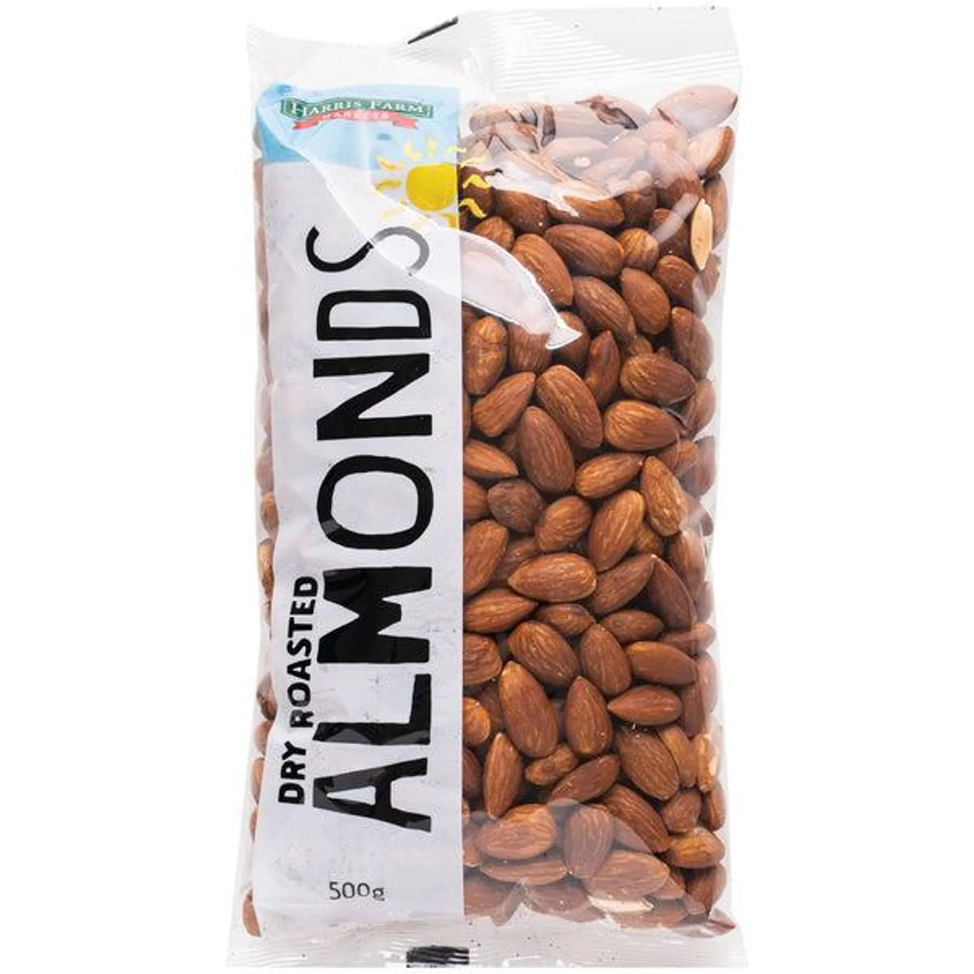 Harris Farm Almonds Dry Roasted 500g