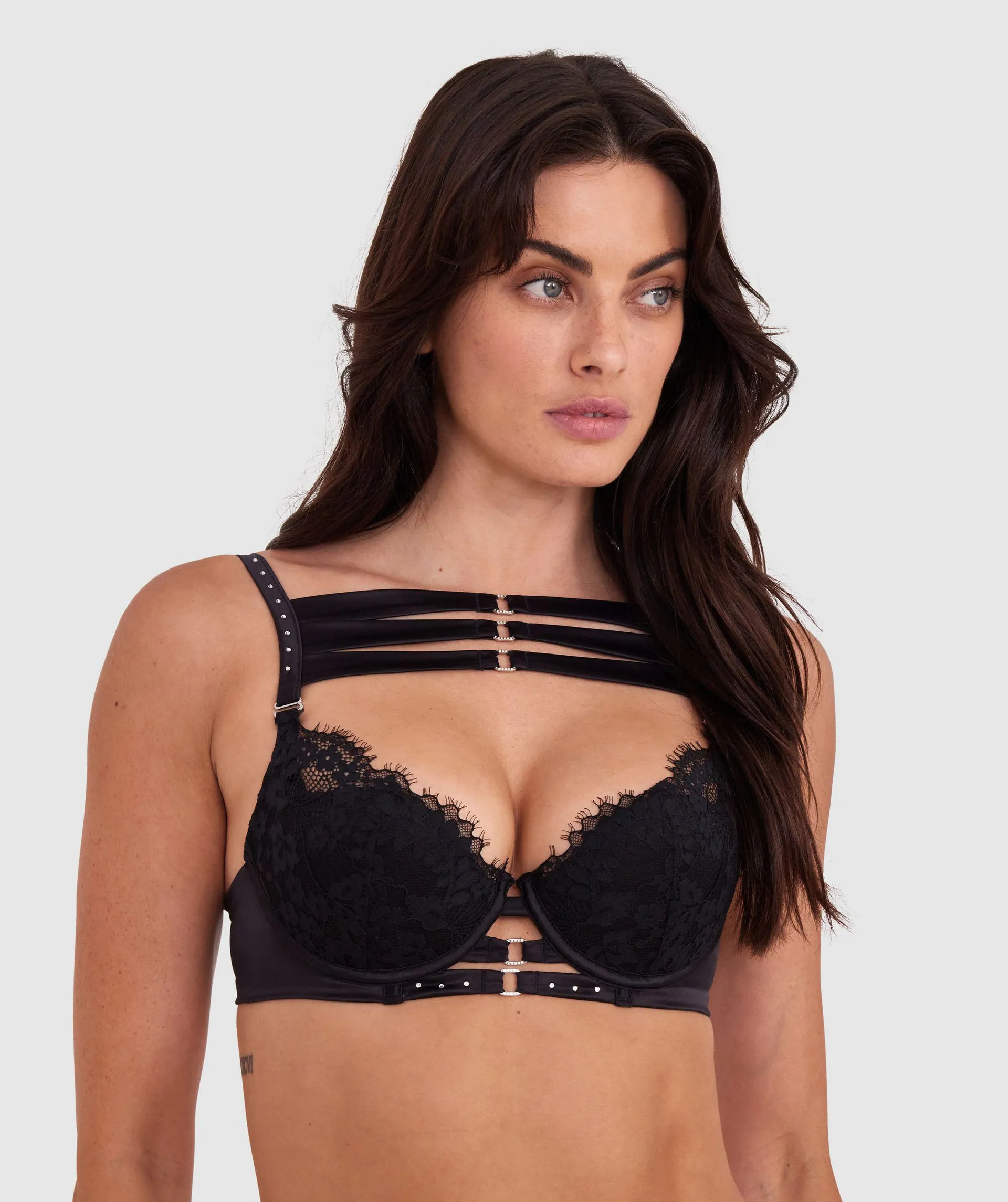 Vamp Moonlight in Monaco Push Up Bra - Black