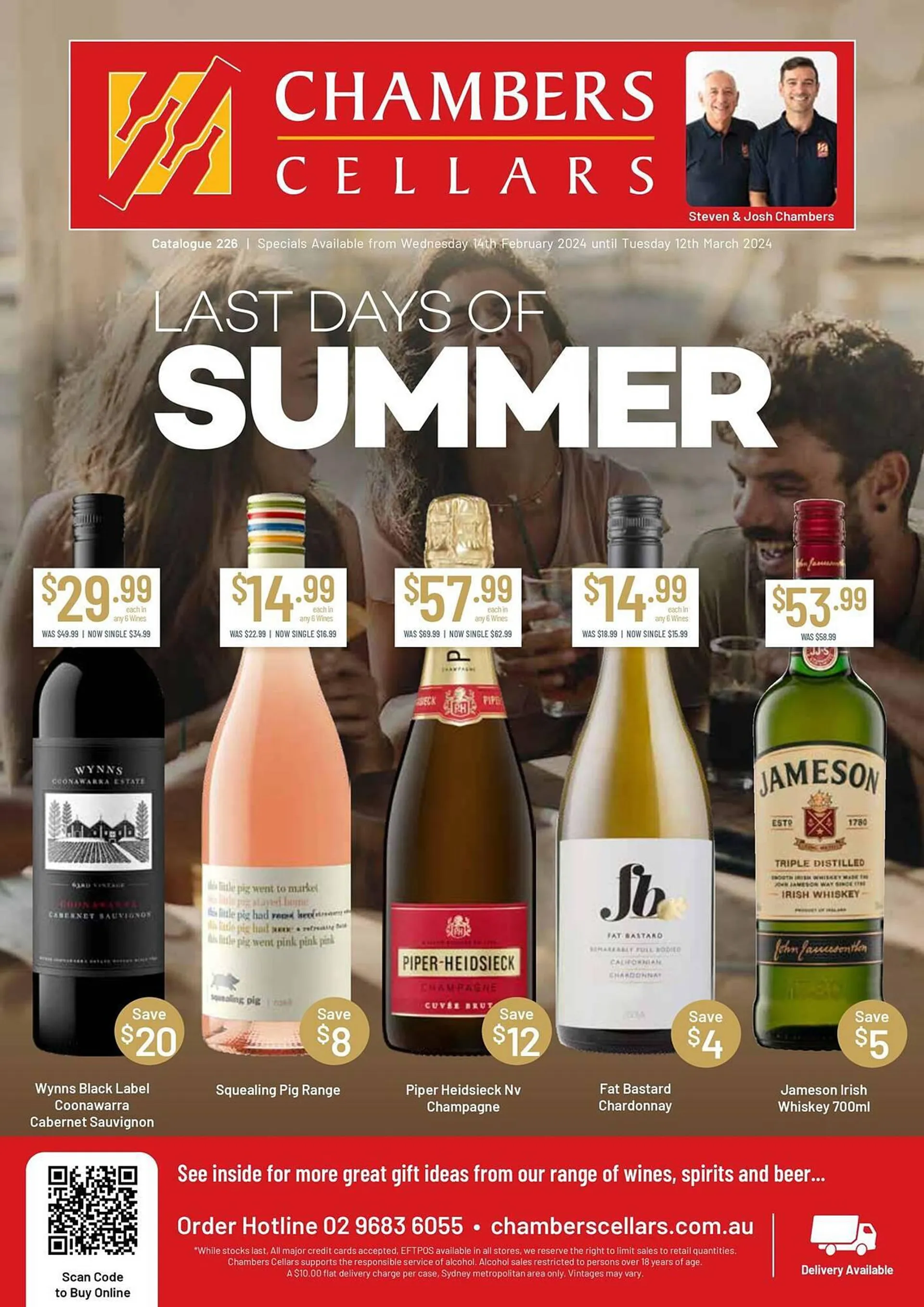 Chambers Cellars catalogue - Catalogue valid from 14 February to 12 March 2024 - page 1