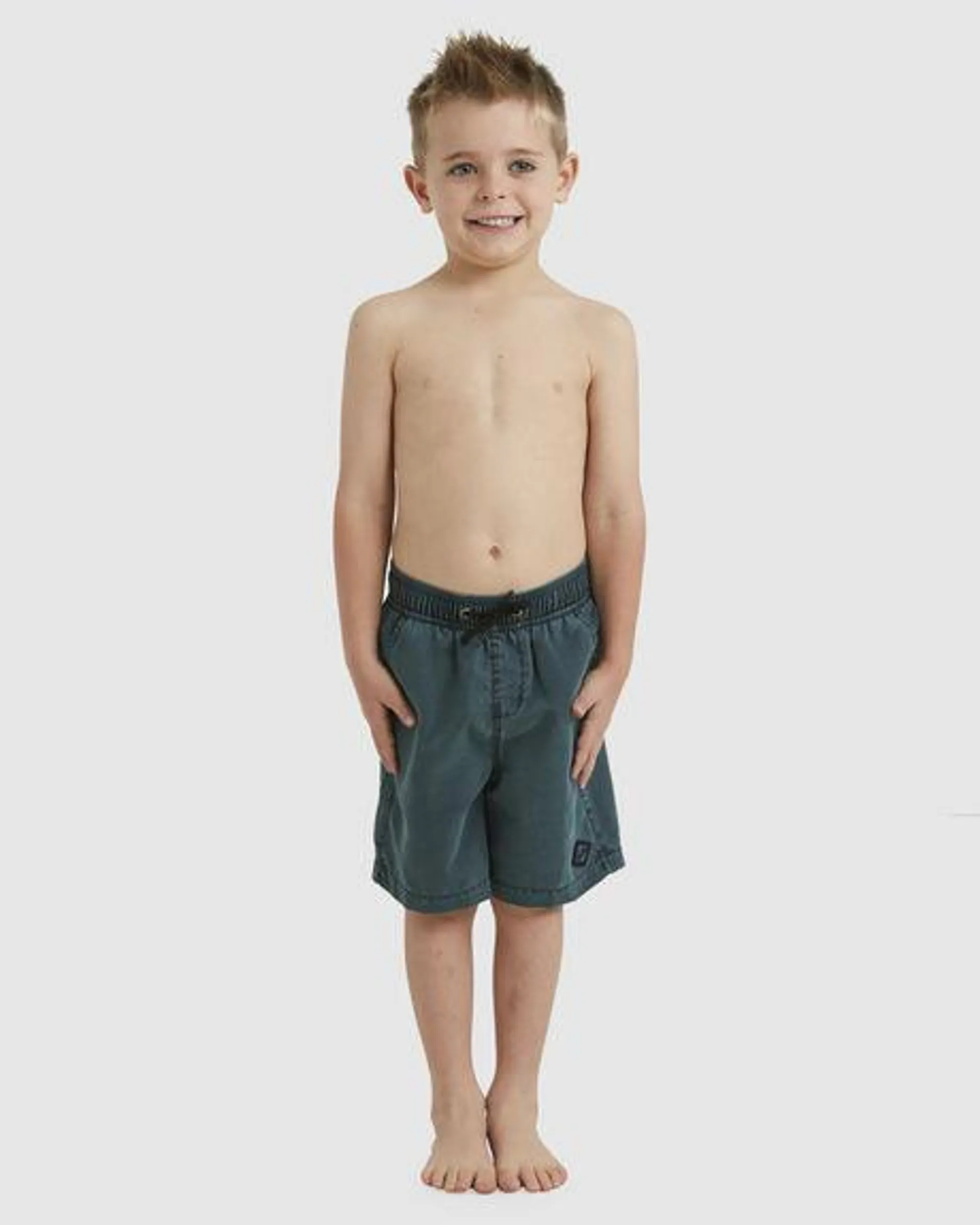 Boys 0-7 All Day Overdye Layback Boardshorts 13 Inch