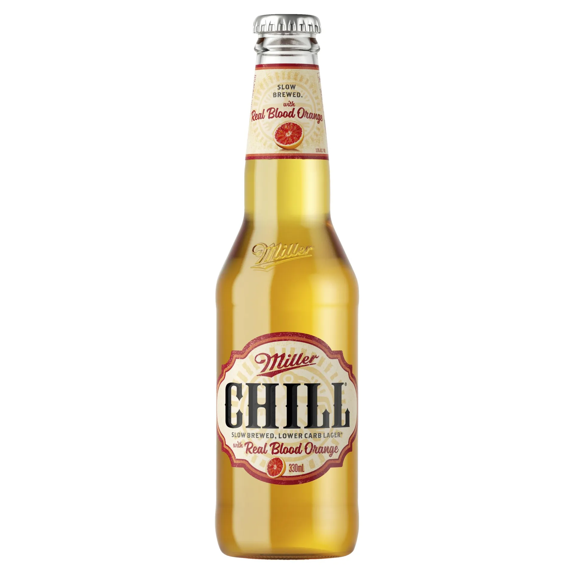 Miller Chill Blood Orange Bottle 24X330ML