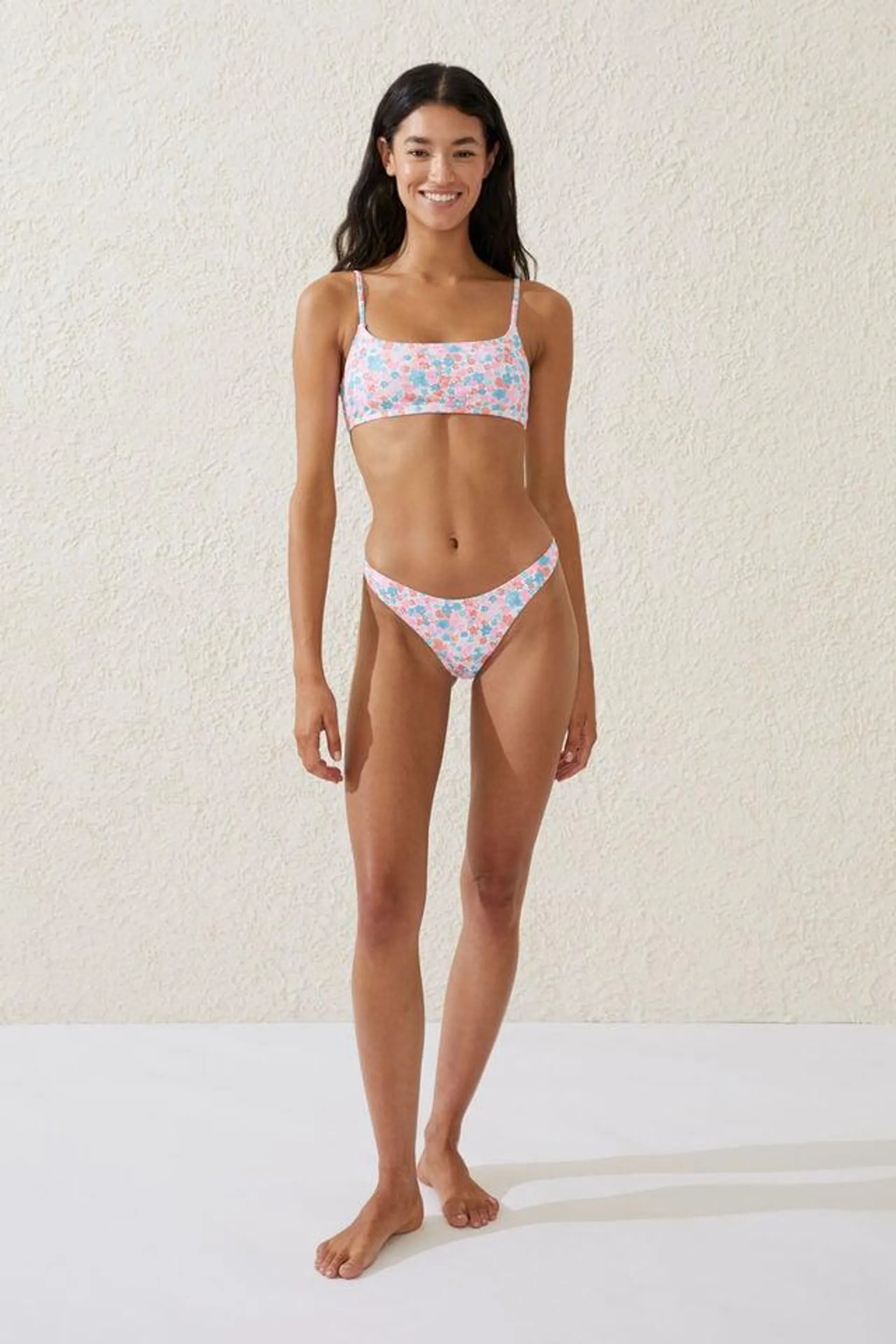 Refined High Side Brazilian Bikini Bottom