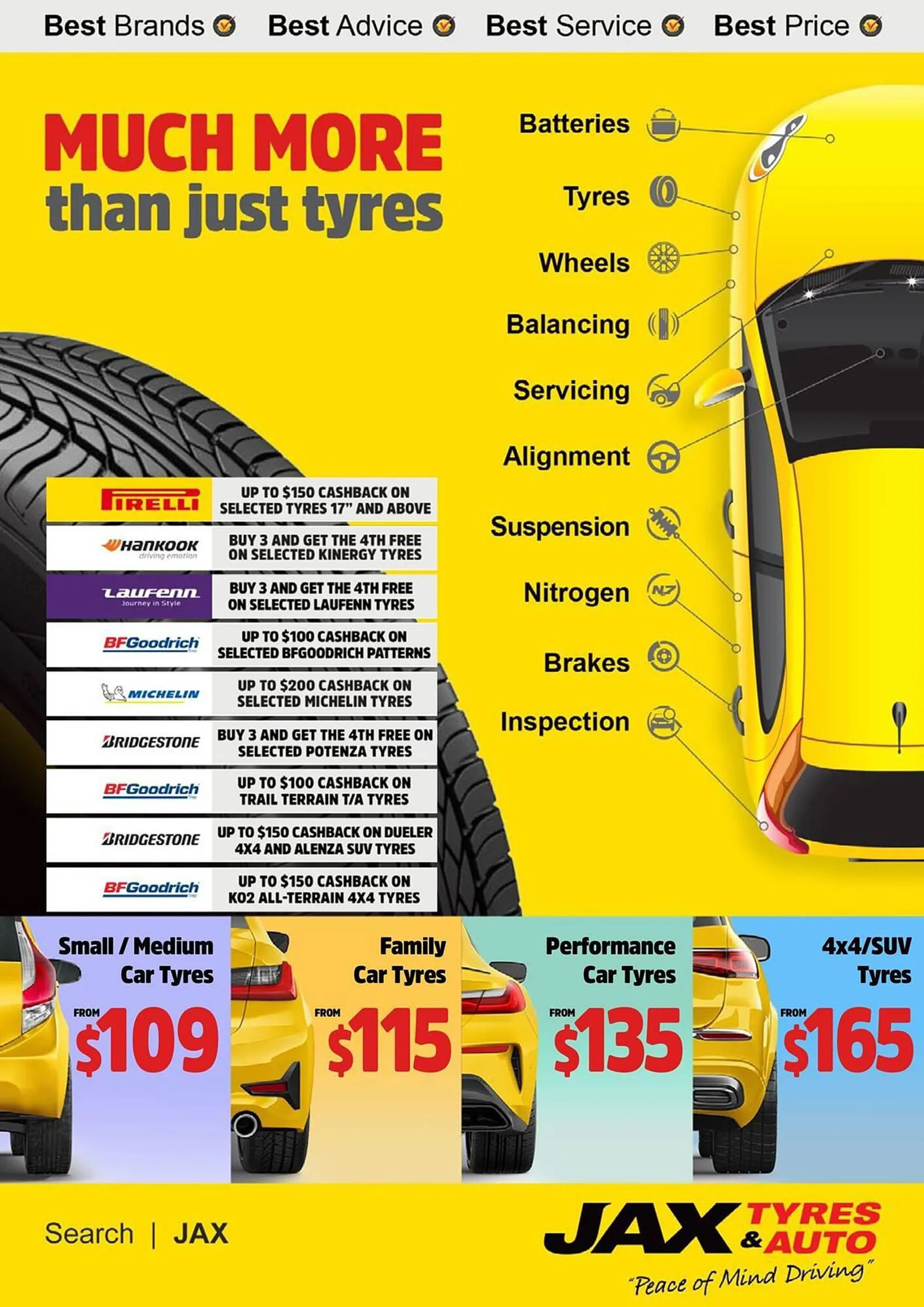 Jax Tyres catalogue - Catalogue valid from 2 April to 30 April 2024 - page 1