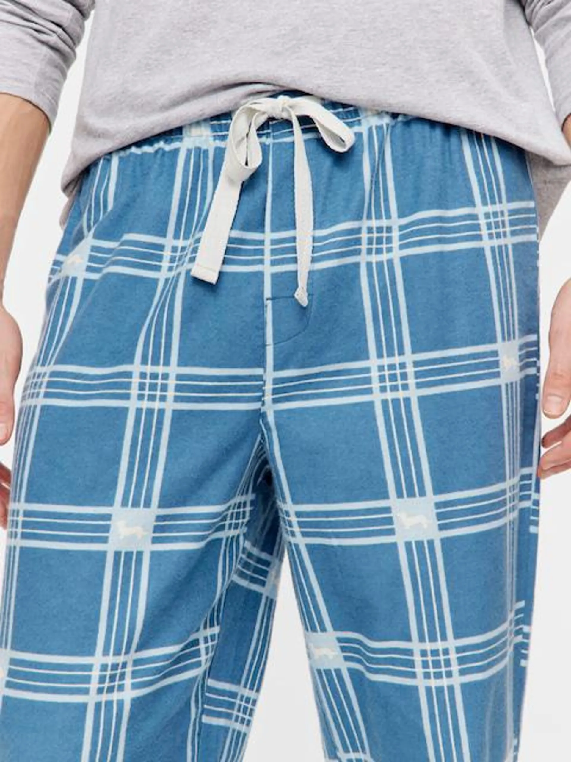 Penny Windowpane Flannelette Pj Pant