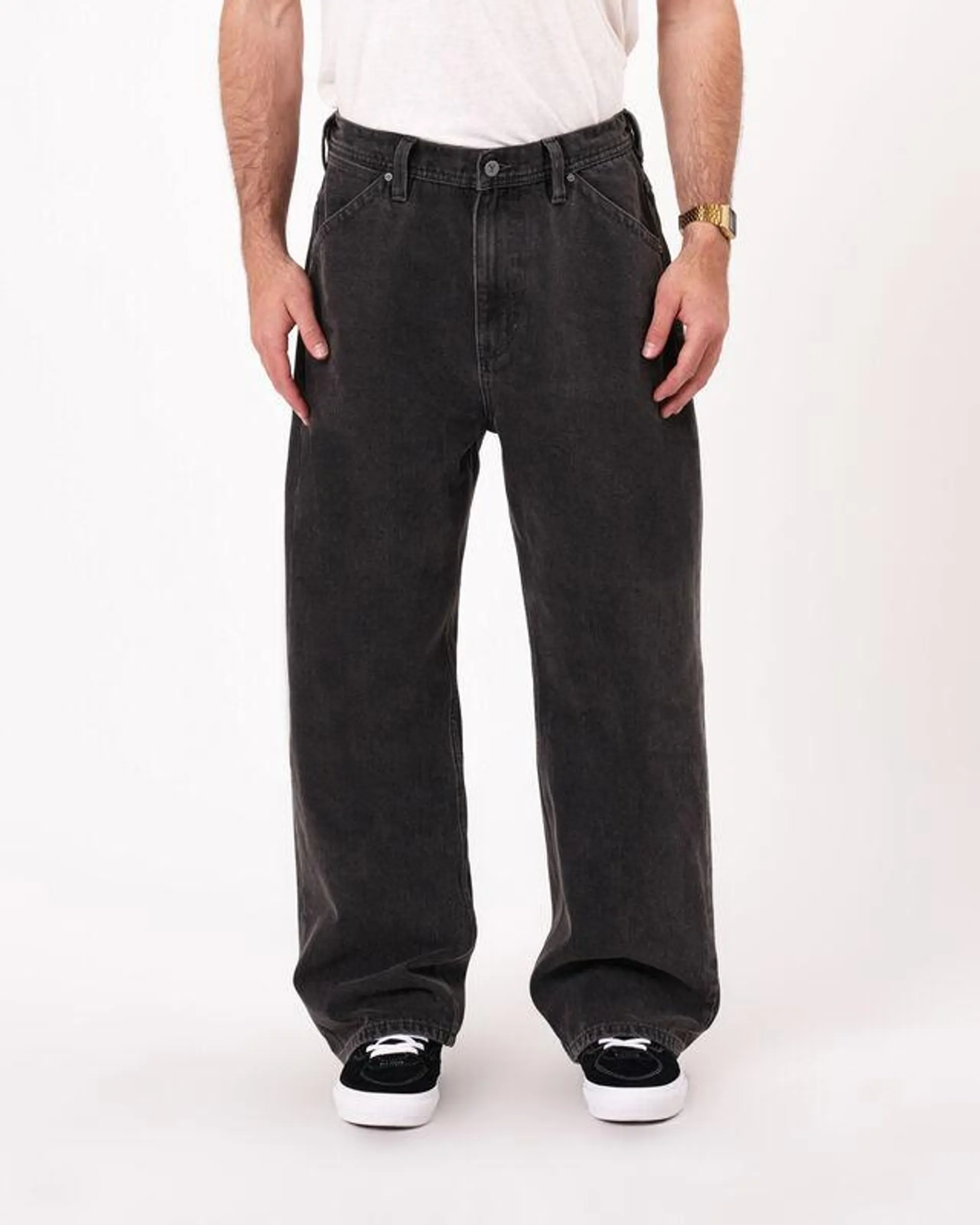 A6 Big Baggy Jeans Bazza Black