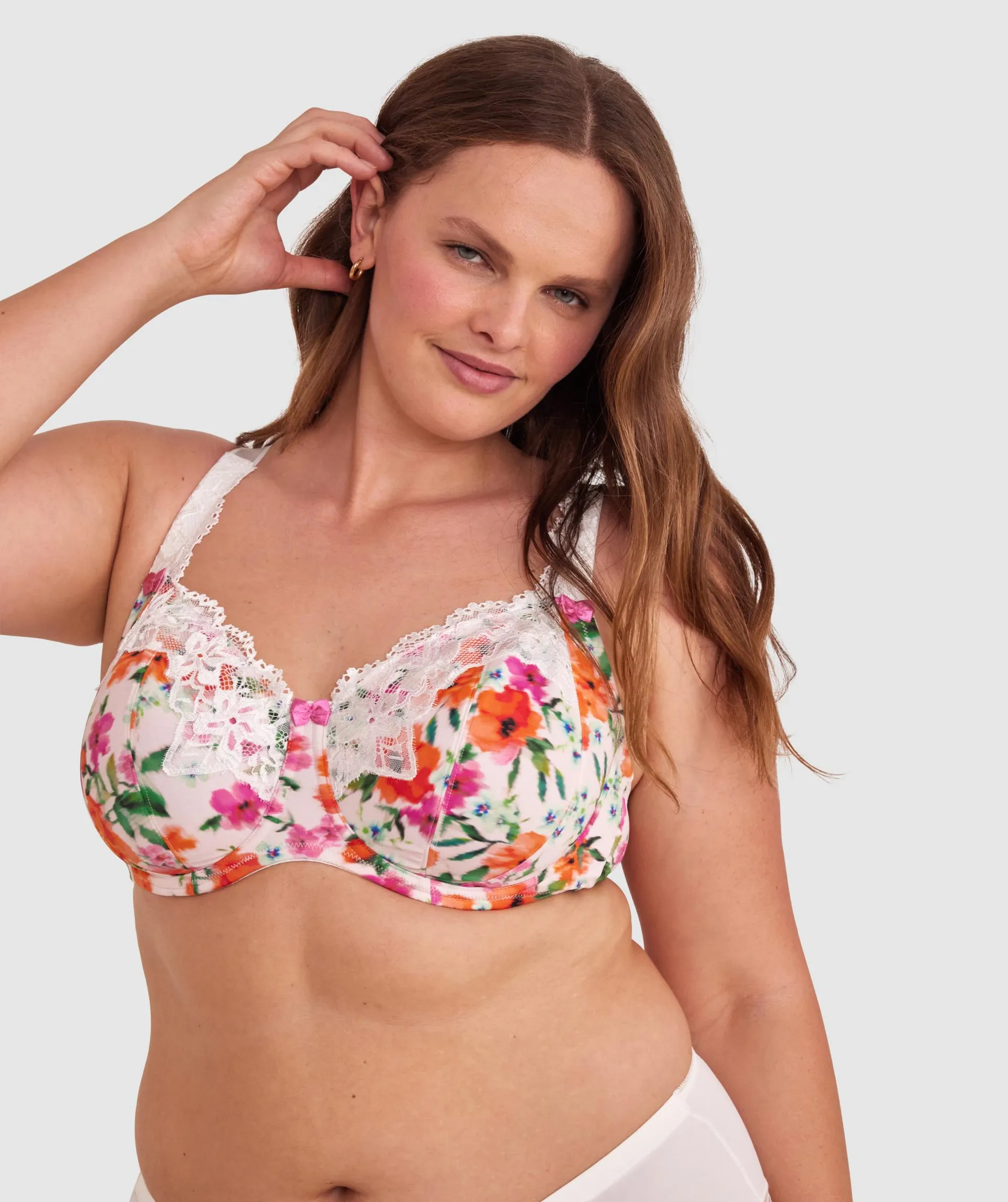 Sapphire Full Coverage Underwire Bra - Print Floral