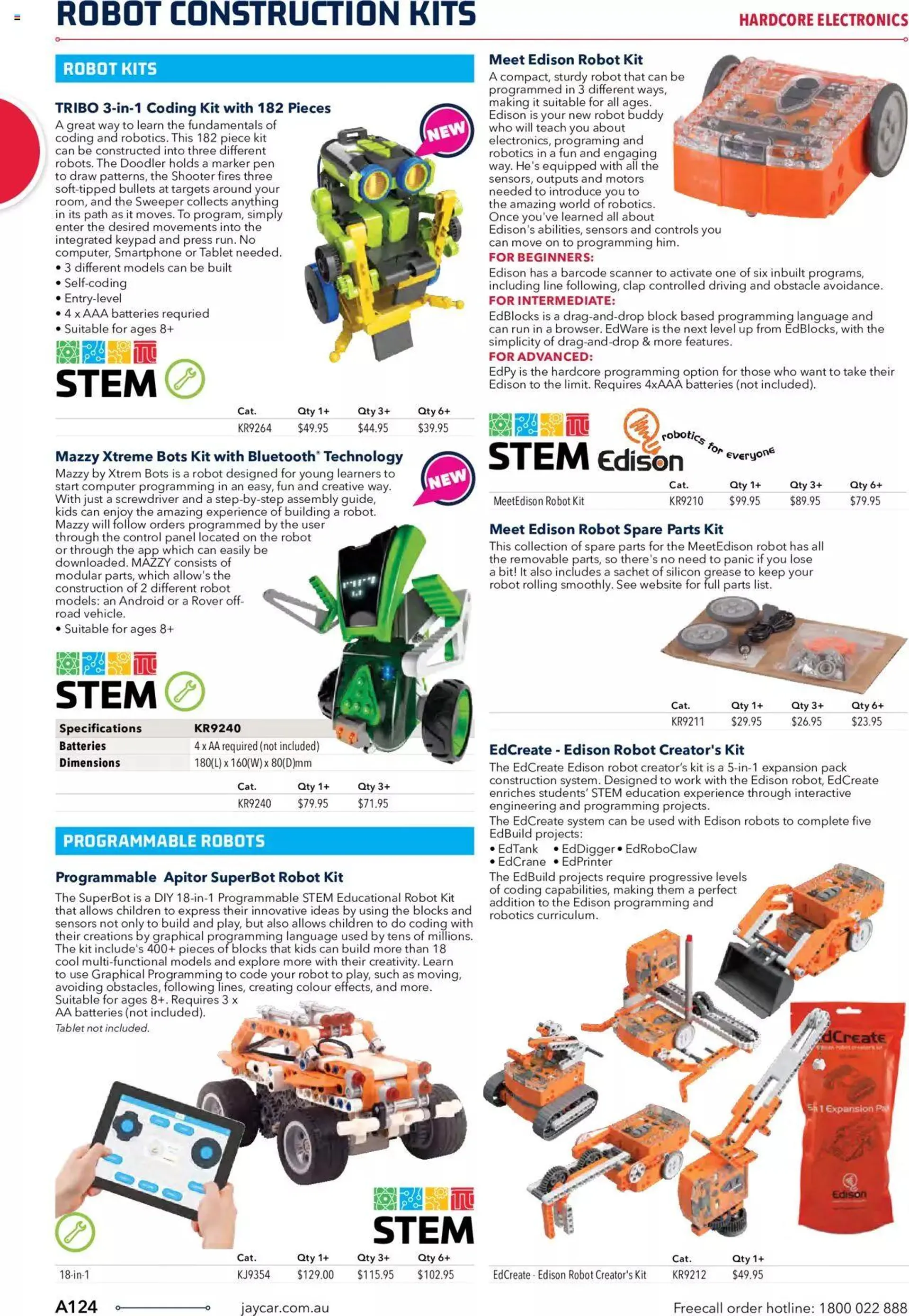 Jaycar Engineering And Scientific Catalogue Back - Catalogue valid from 27 October to 31 January 2024 - page 124