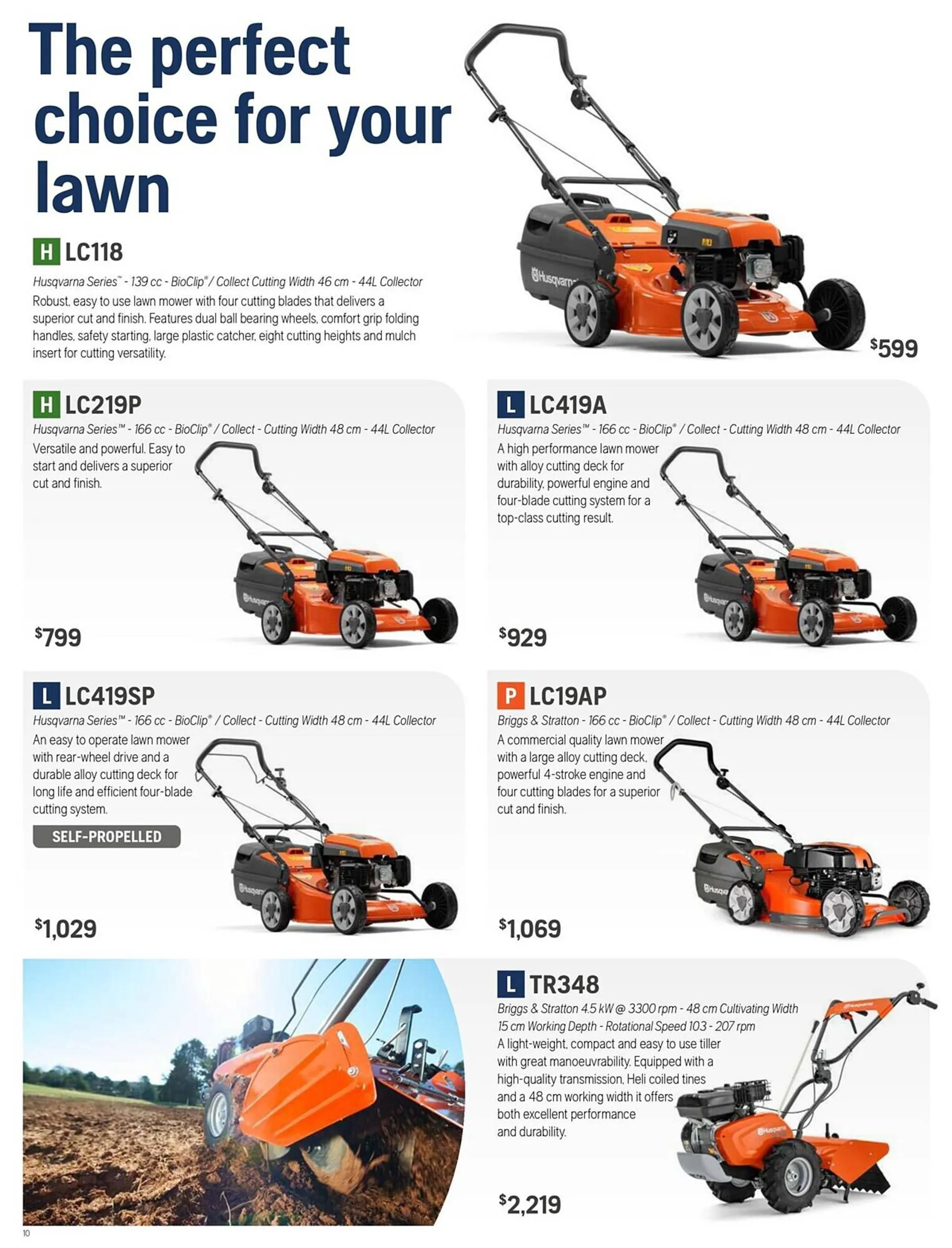 Husqvarna Catalogue - Catalogue valid from 1 April to 13 August 2023 - page 10