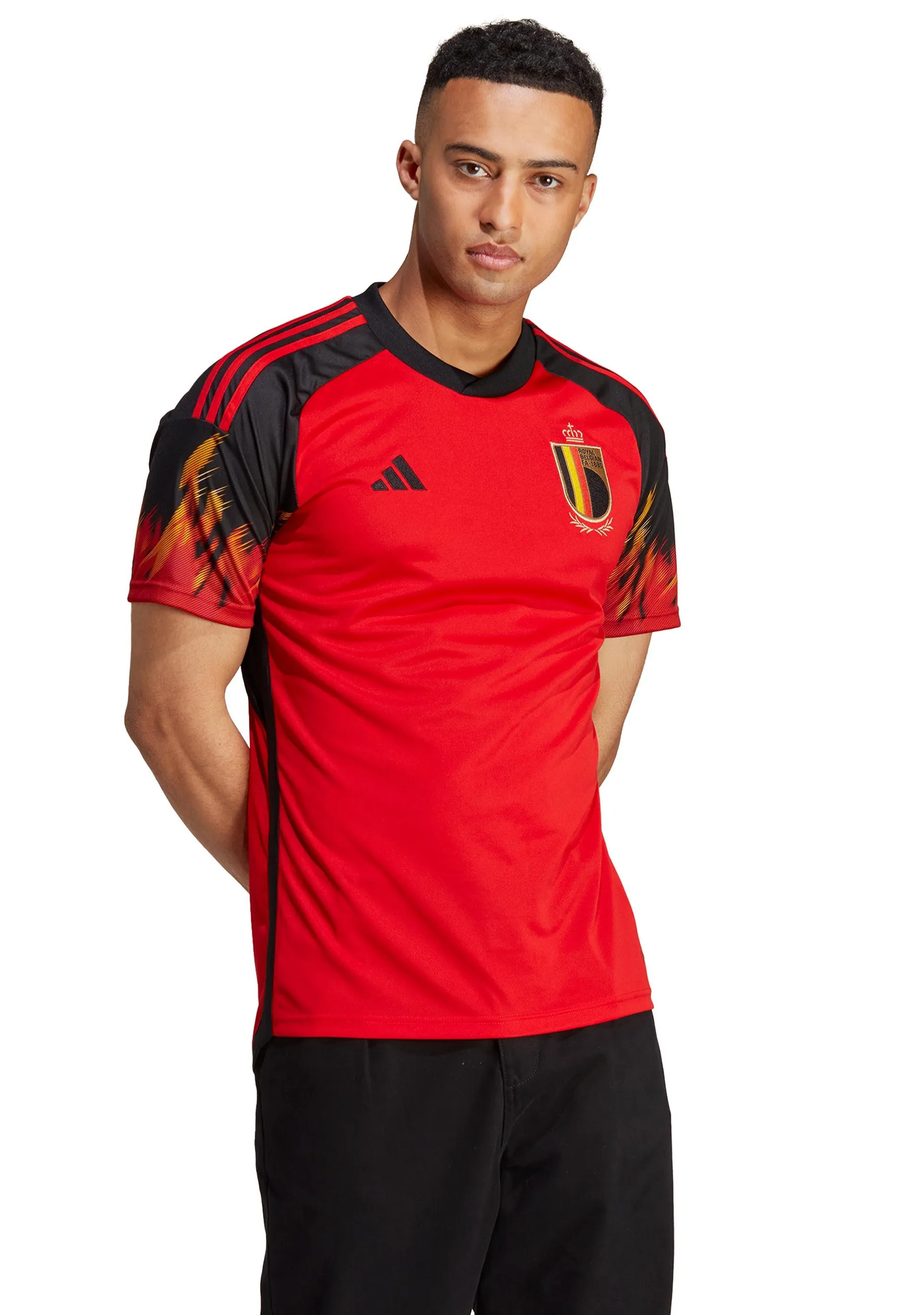 Adidas Mens Belgium Home Jersey HD9412