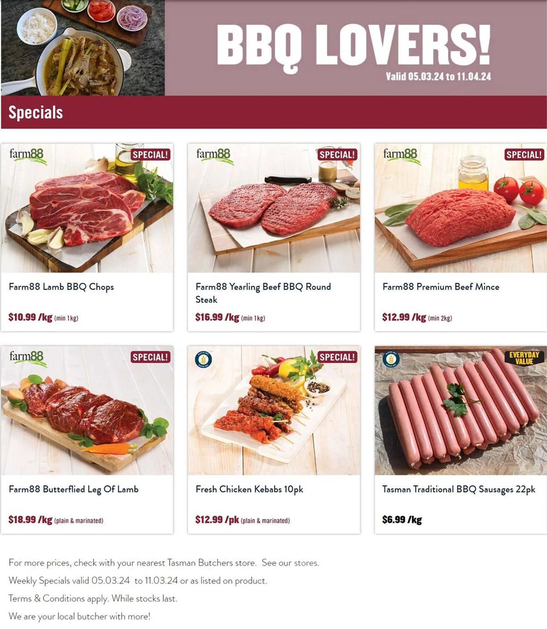 Tasman Butchers catalogue - Catalogue valid from 5 March to 11 March 2024 - page 1