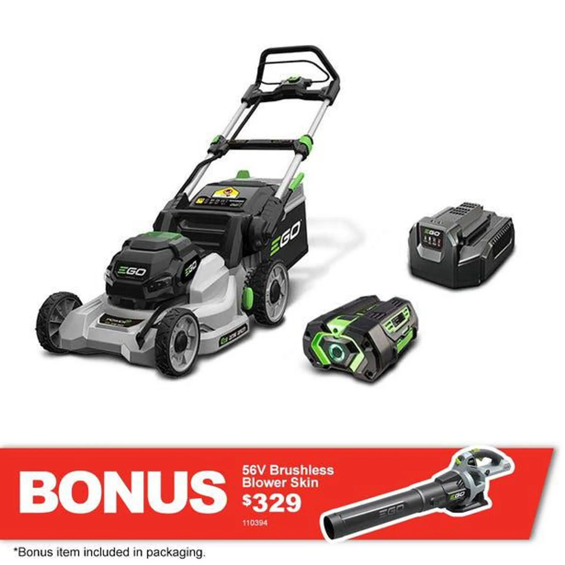 EGO 56V 420mm (16.5") Mower and 900m³/h Blower 1 x 5.0Ah Combo Kit LMLB1703E