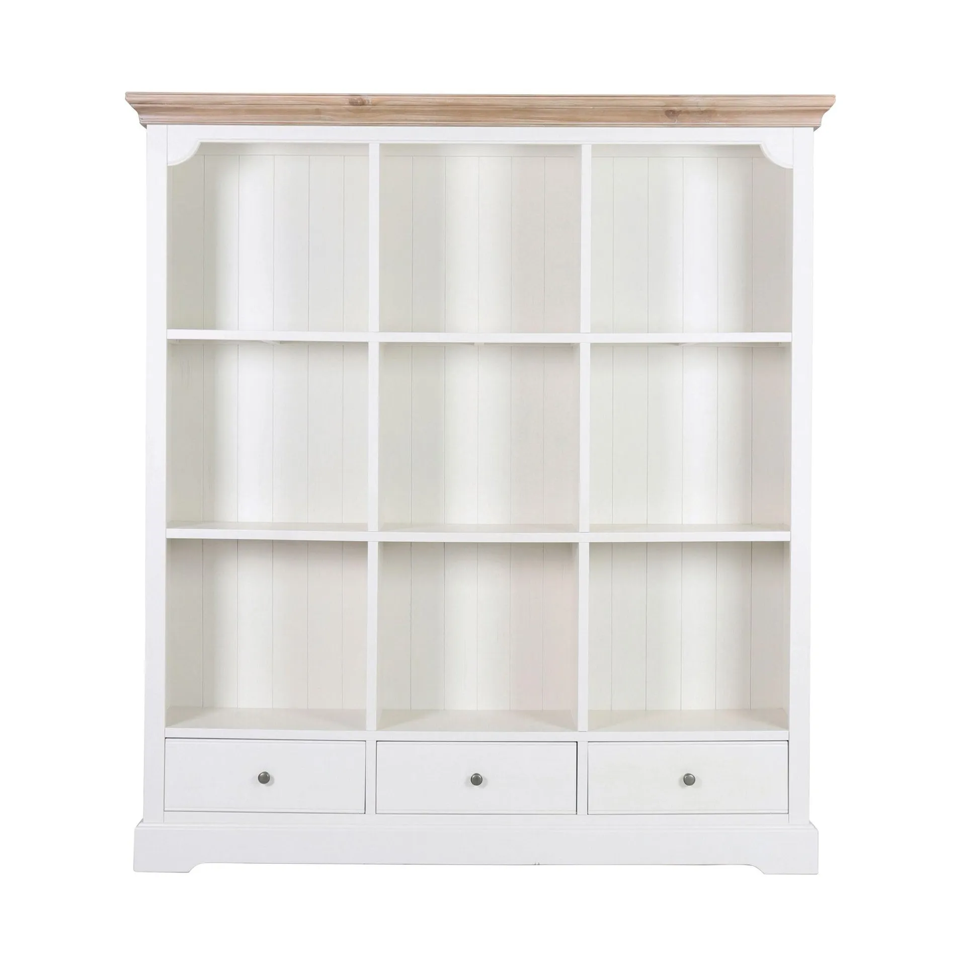 Clover 3 Drawer Library Shelving Unit 193 x 170cm