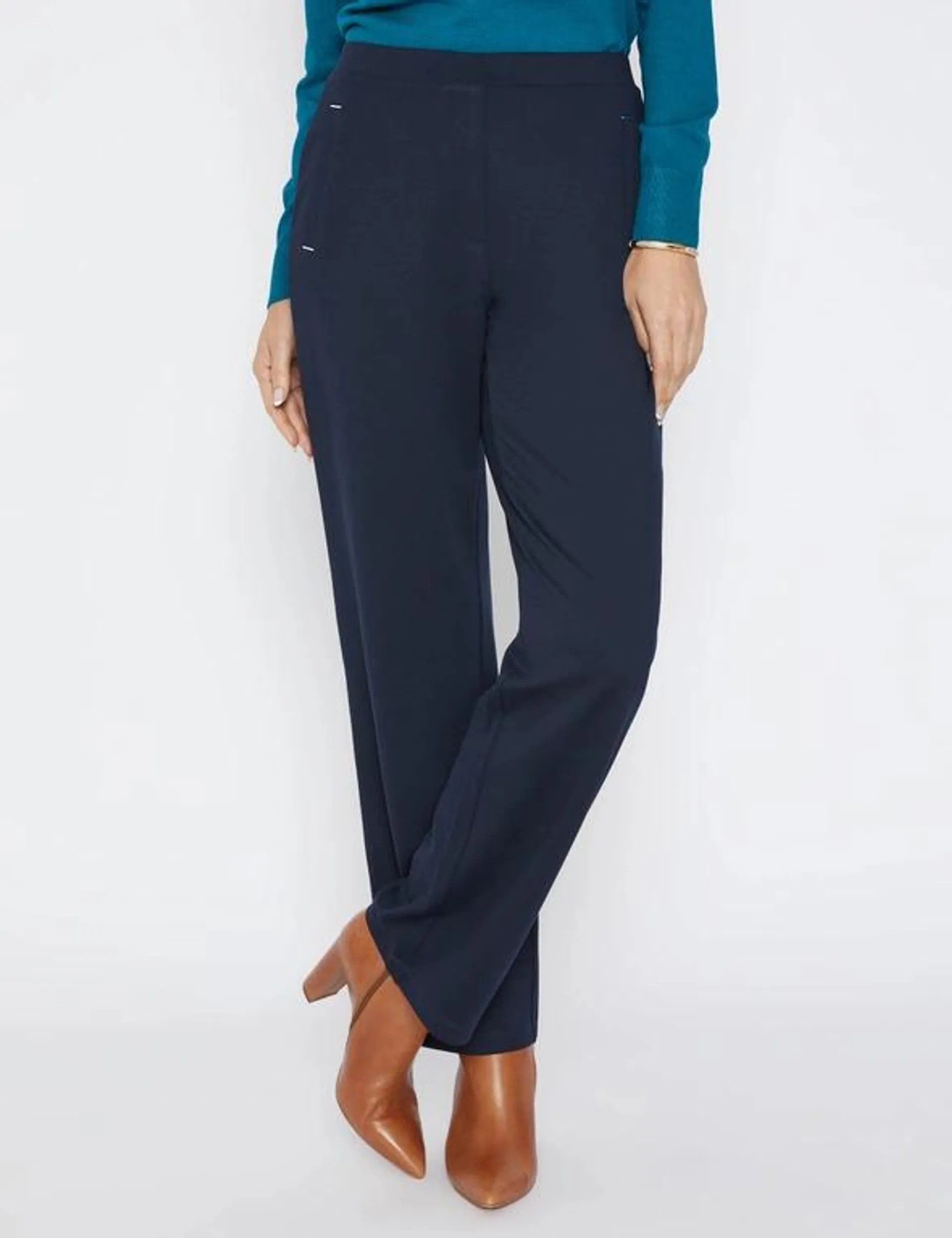 Millers Full Length Pocket Detail Ponte Lounger Straight Leg Pant