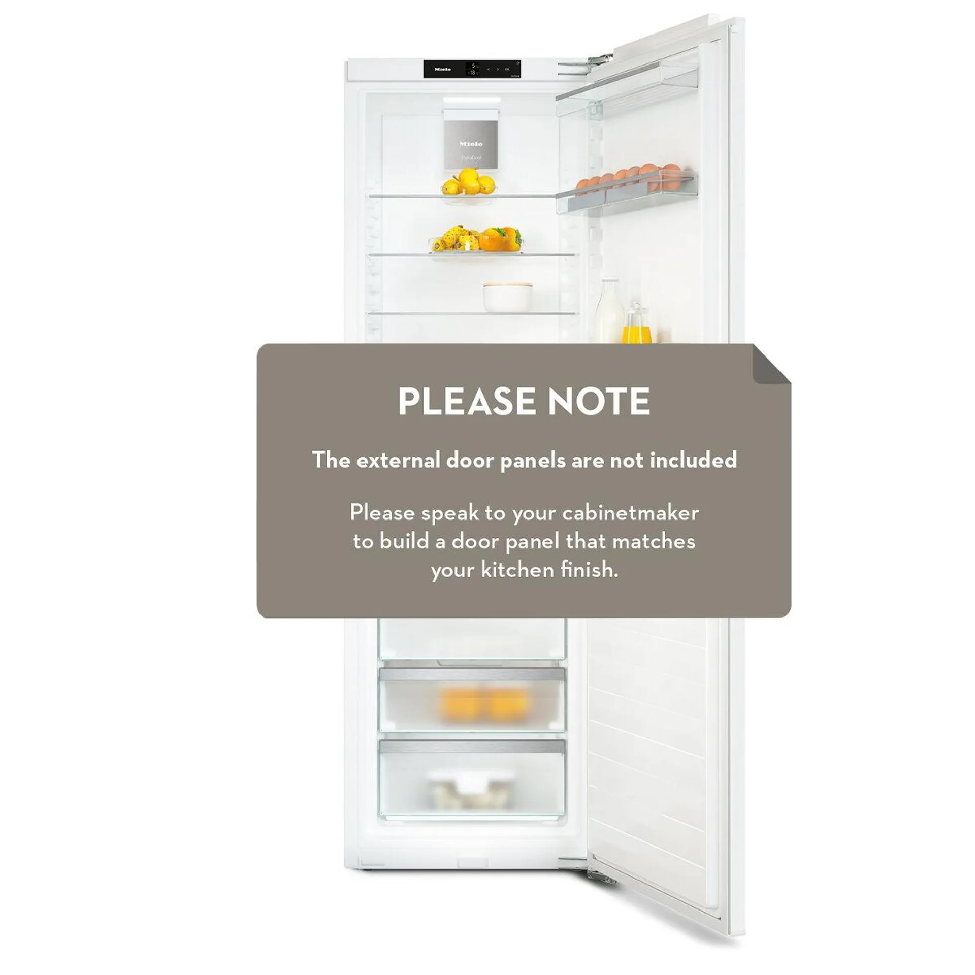 Miele 253L Integrated Bottom Mount Fridge KFNS7734D