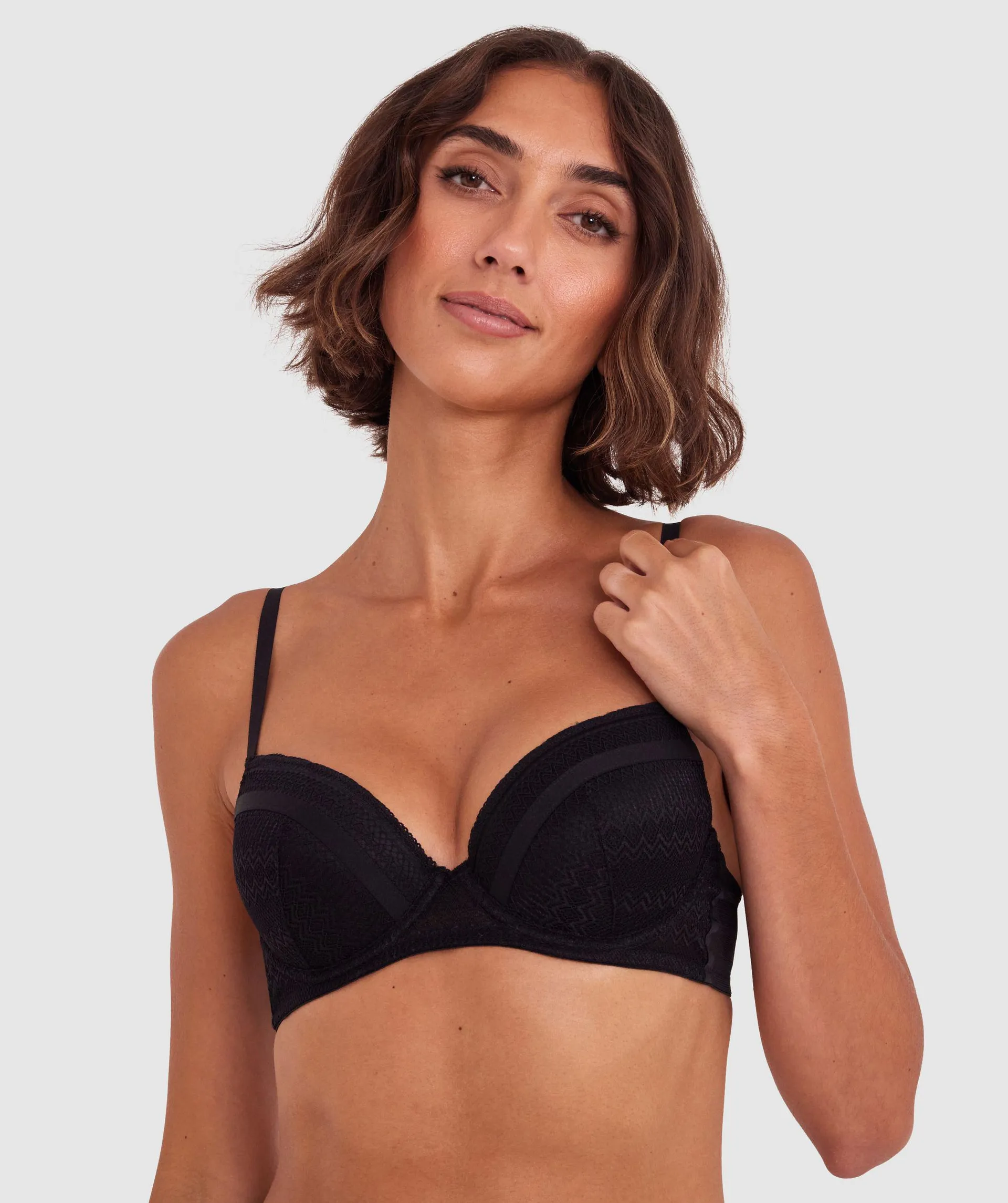 Alby Push Up Bra - Black