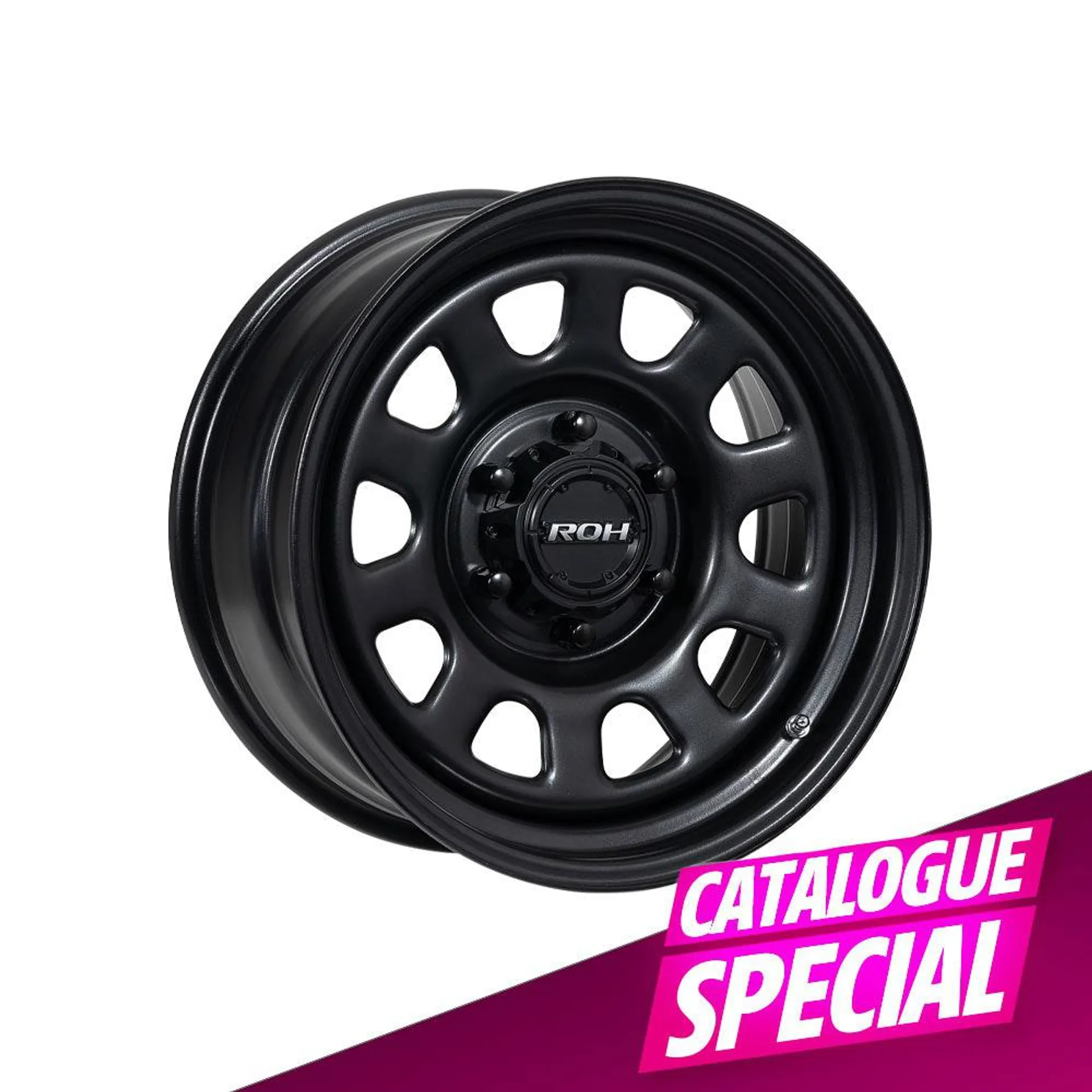 ROH Wheels - Daytona - Black - 16X8 6/139.7 P30