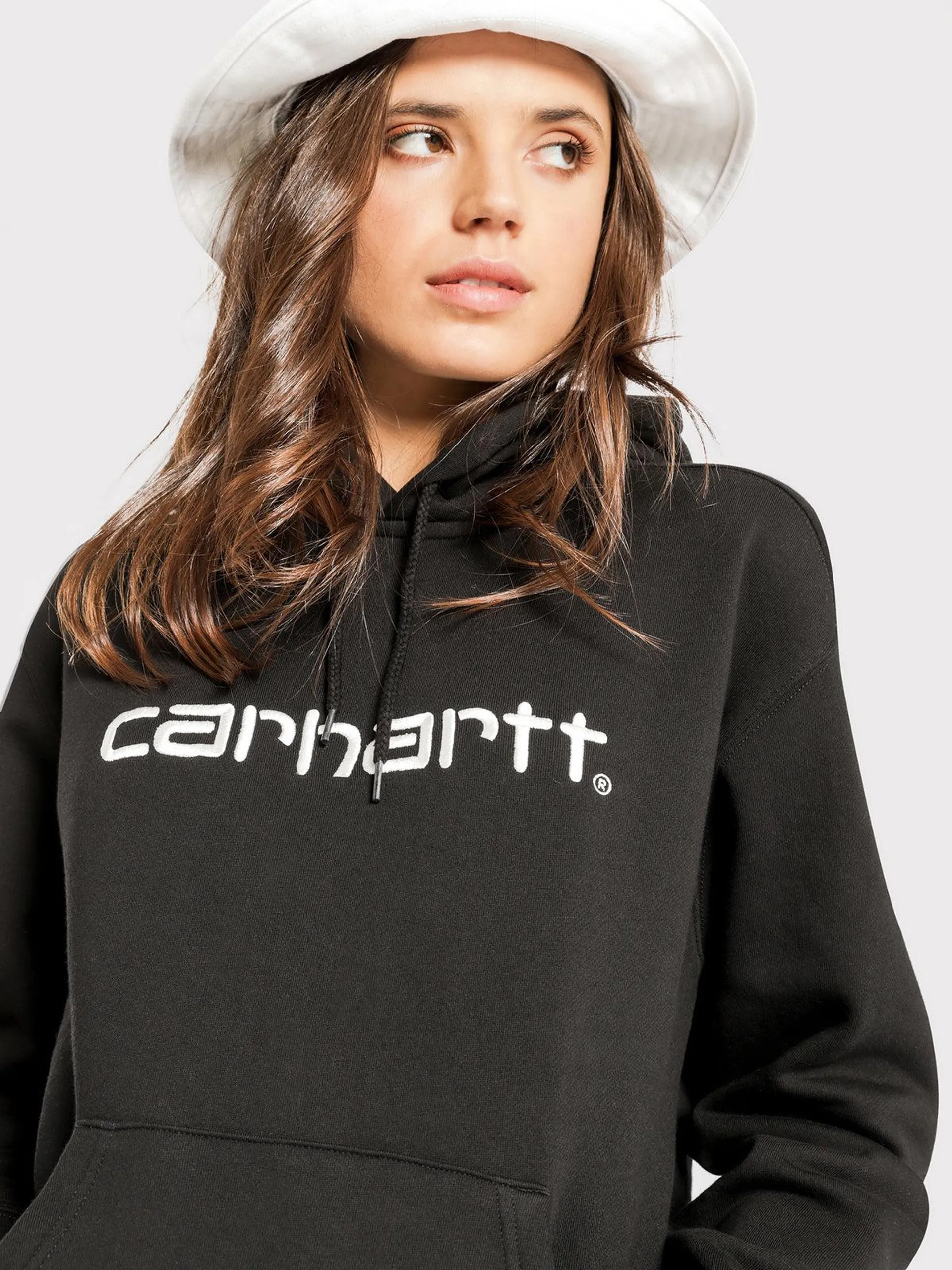 Hooded Carhartt Sweatshirt in Black & White