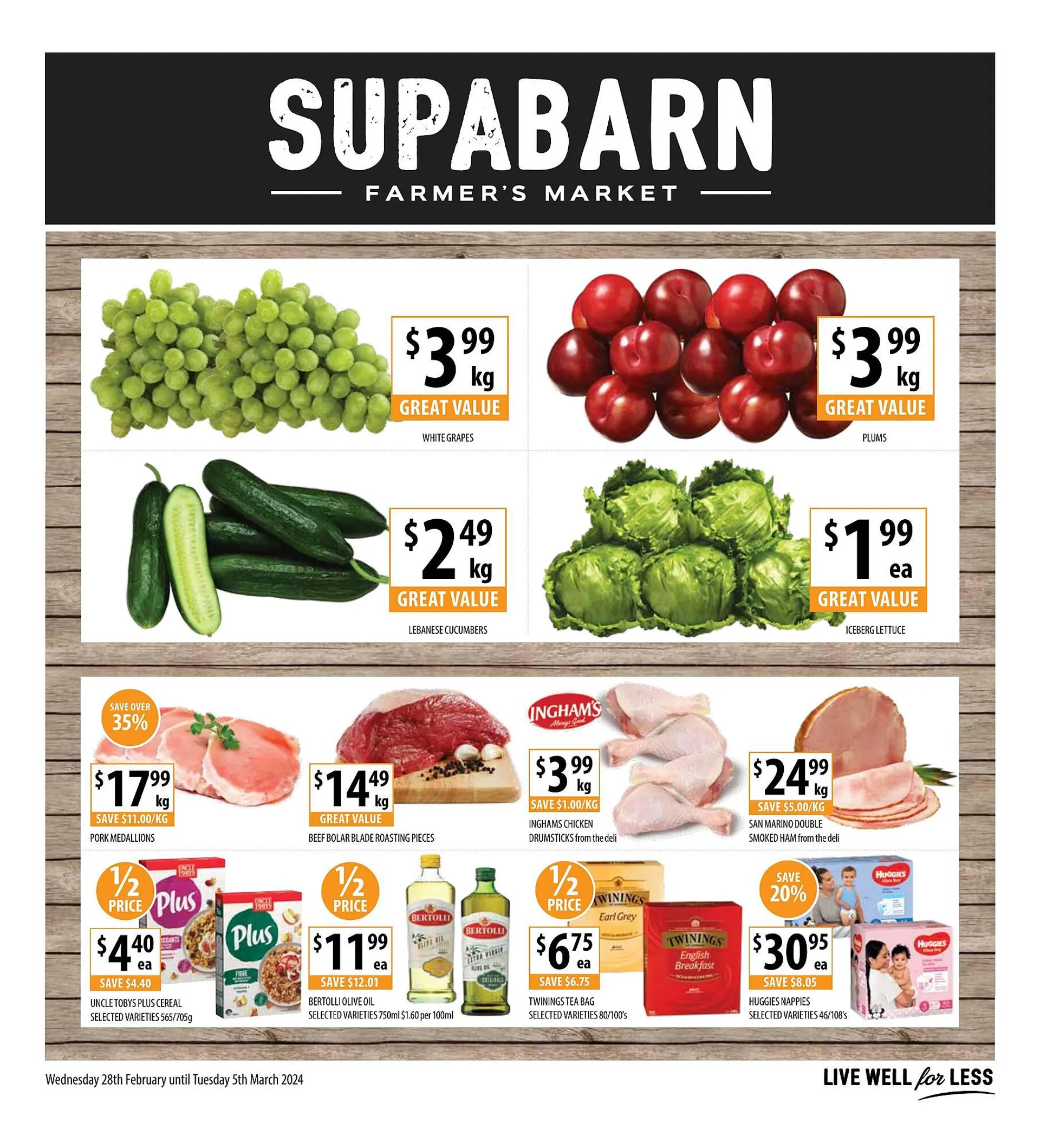 Supabarn catalogue - Catalogue valid from 28 February to 5 March 2024 - page 1