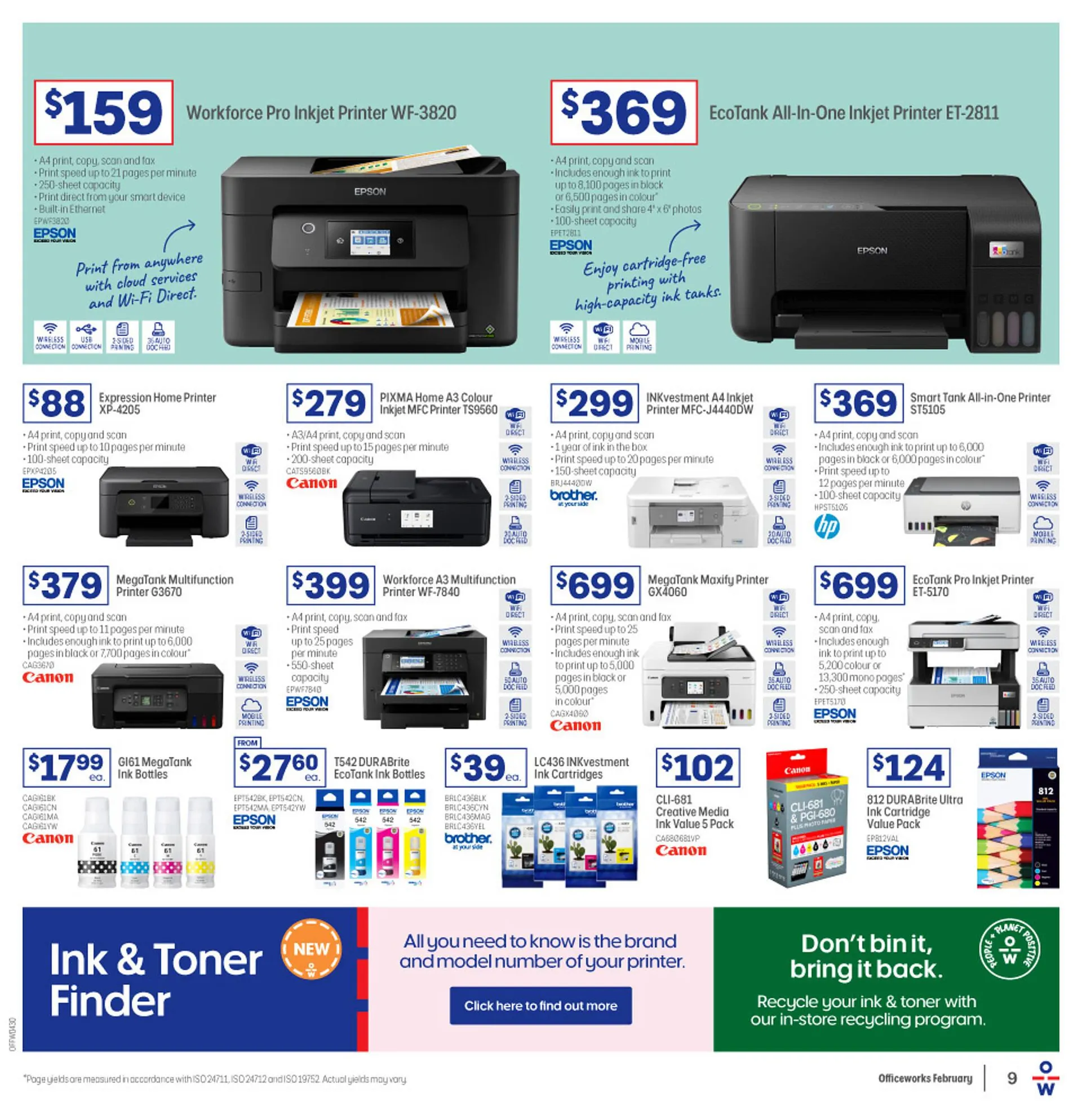 Officeworks catalogue - Catalogue valid from 1 February to 15 February 2024 - page 9