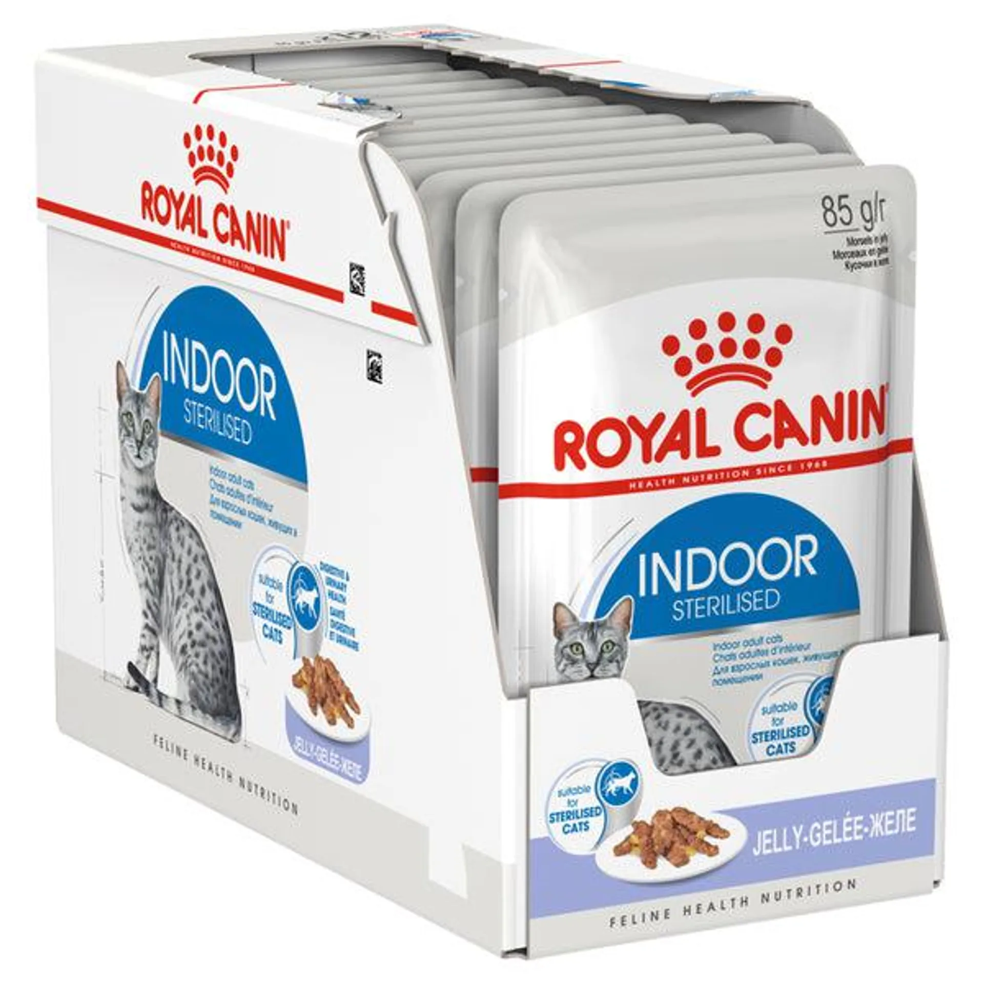 Royal Canin - Indoor Jelly Adult Cat Wet Food (85g x 12pk)