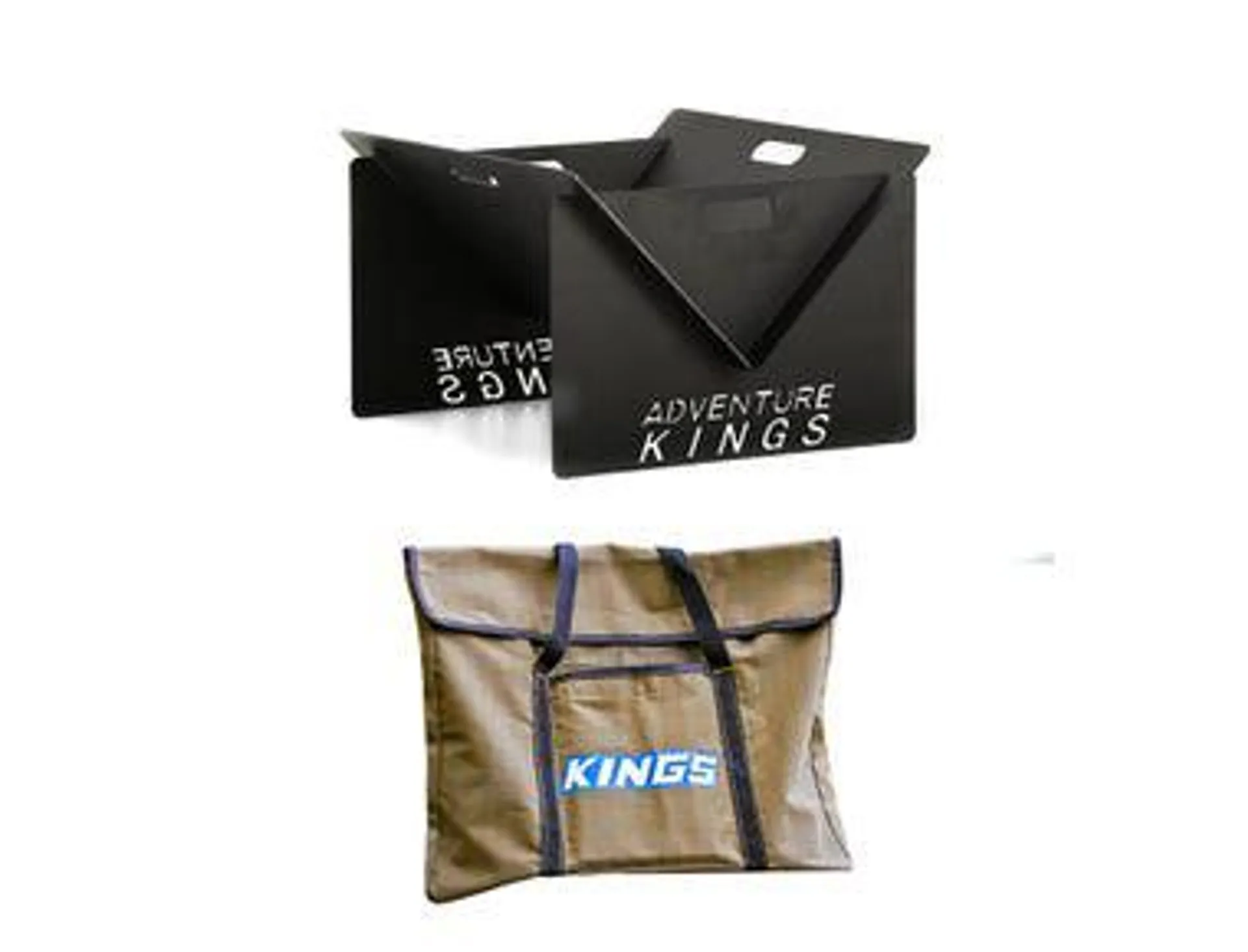 Adventure Kings Portable Steel Fire Pit + Fire Pit Canvas Bag