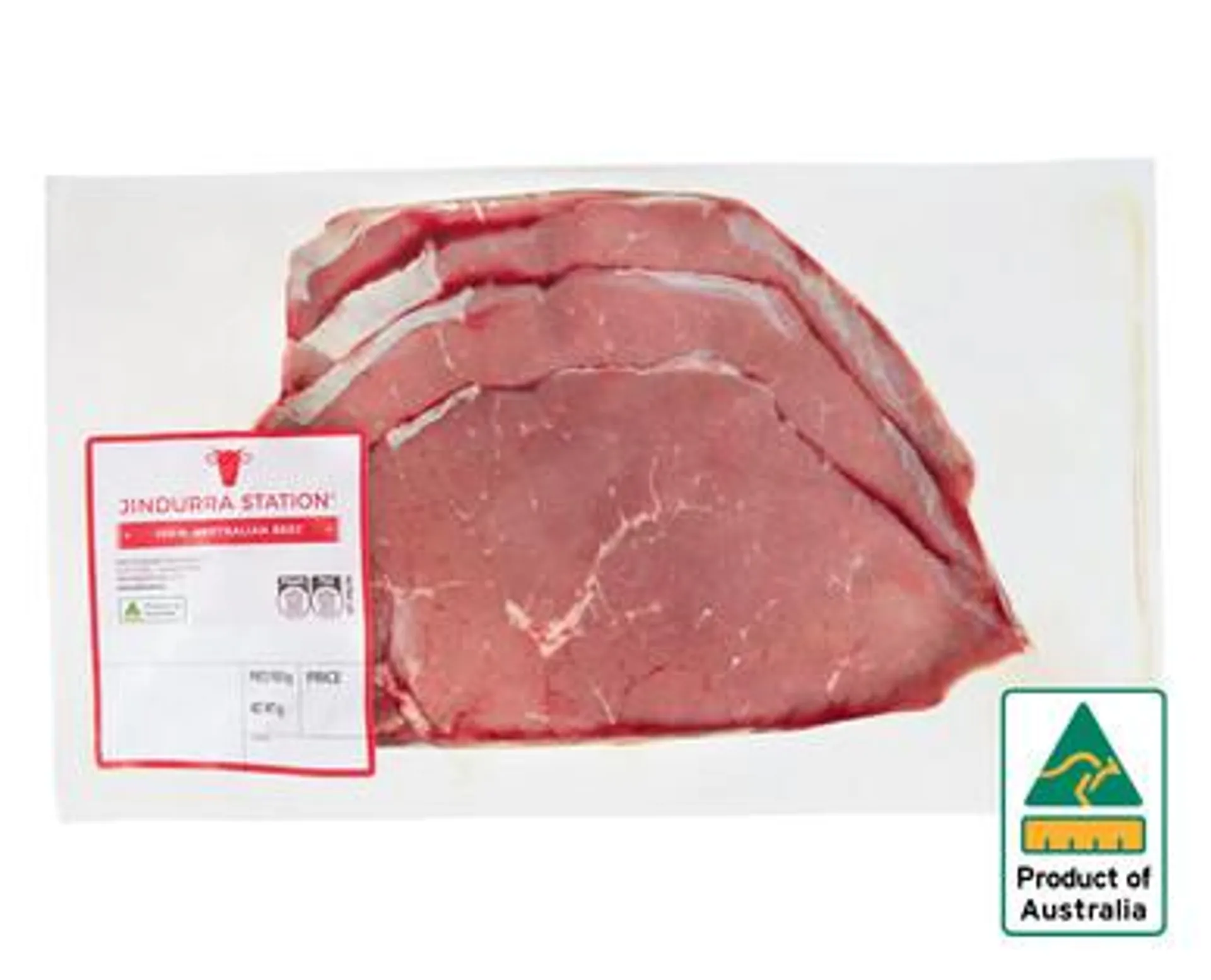 Jindurra Station Beef Round Steak per kg