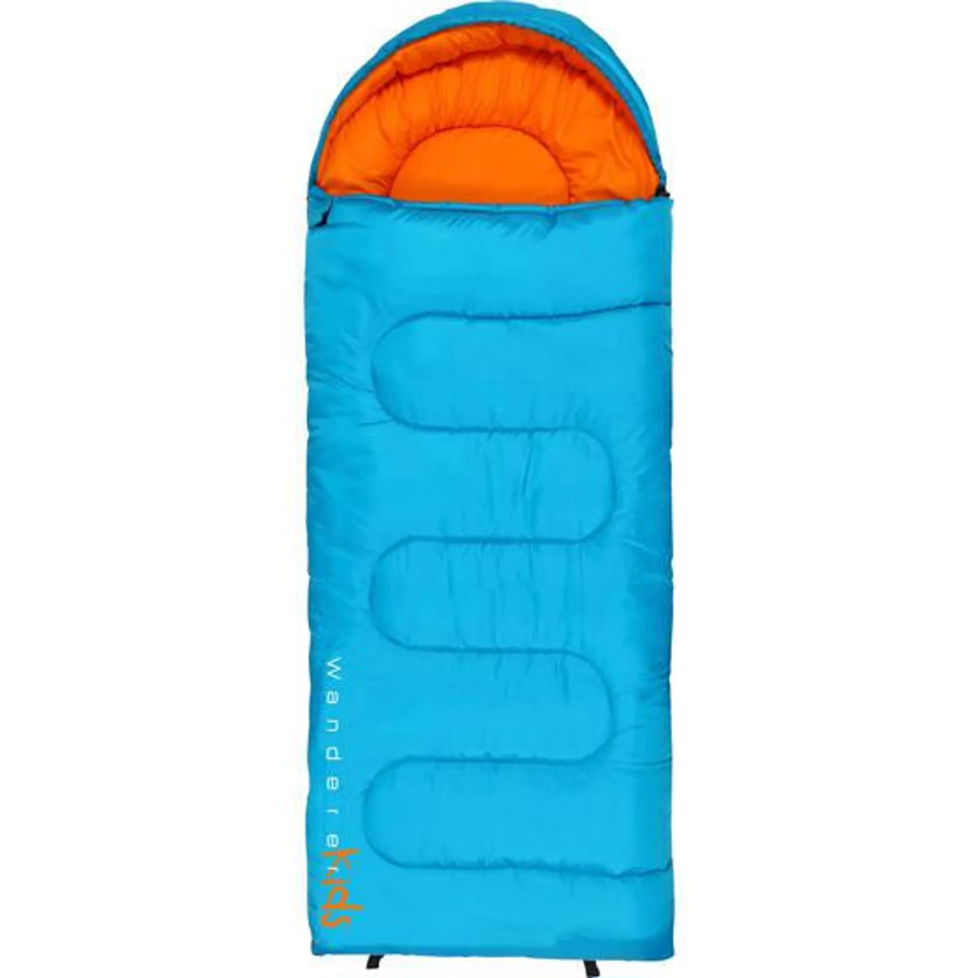 Wanderer MiniFlame 0C Hooded Sleeping Bag Blue / Orange