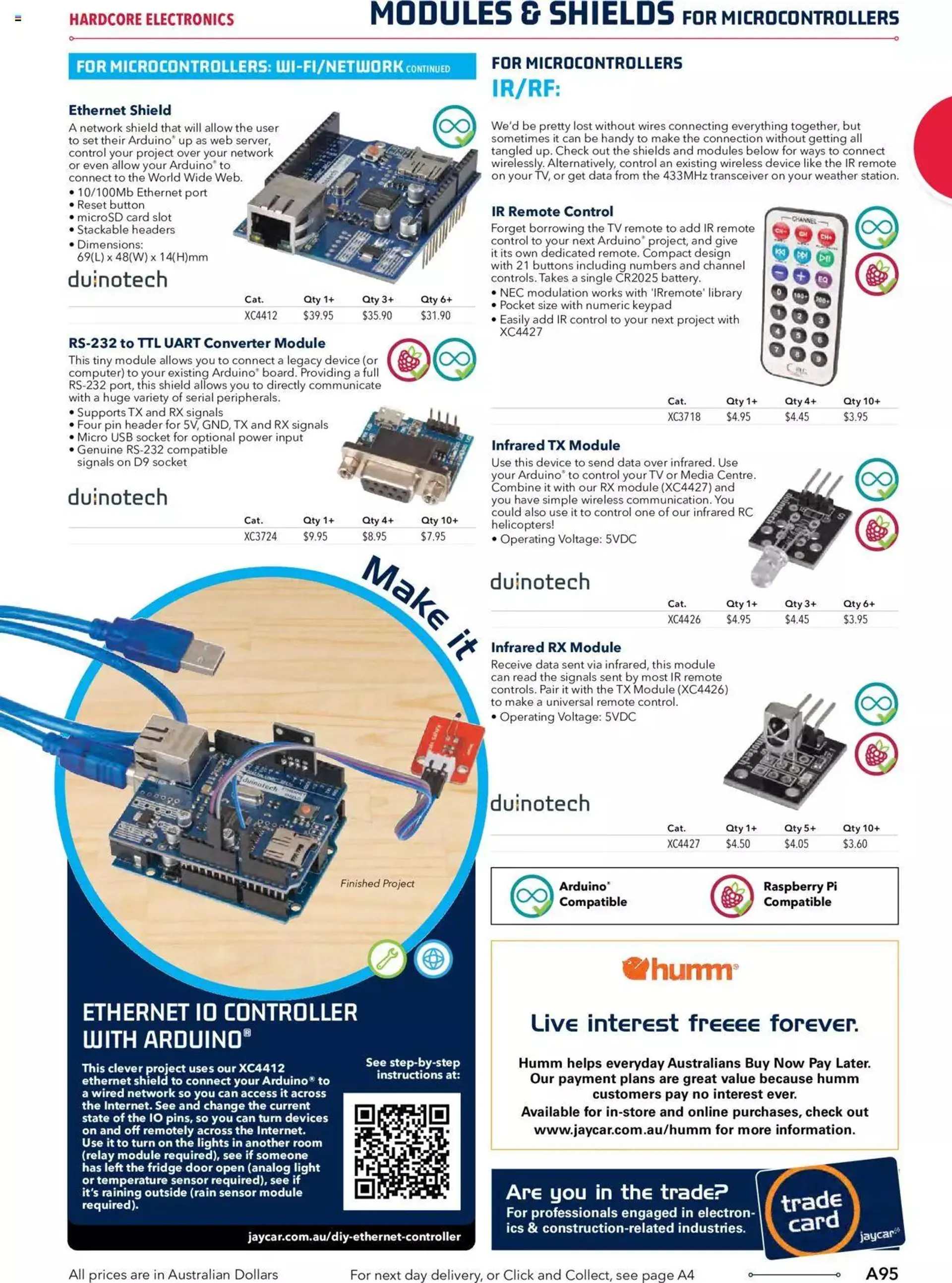 Jaycar Engineering And Scientific Catalogue Back - Catalogue valid from 27 October to 31 January 2024 - page 95