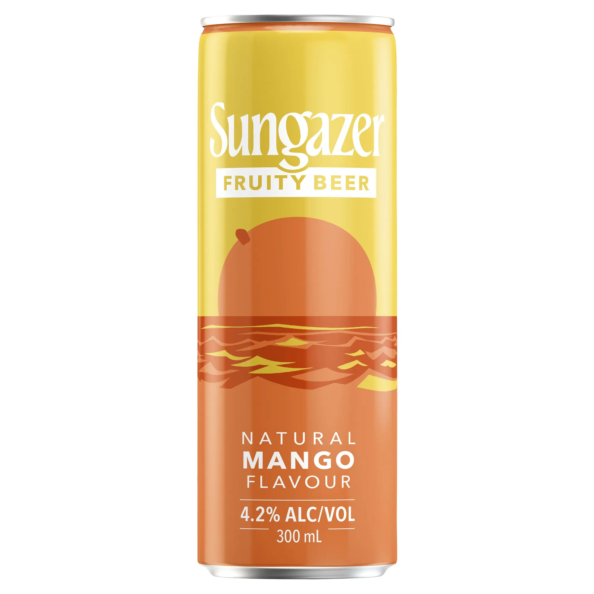 Sungazer Fruity Beer Mango Can 4X300ML