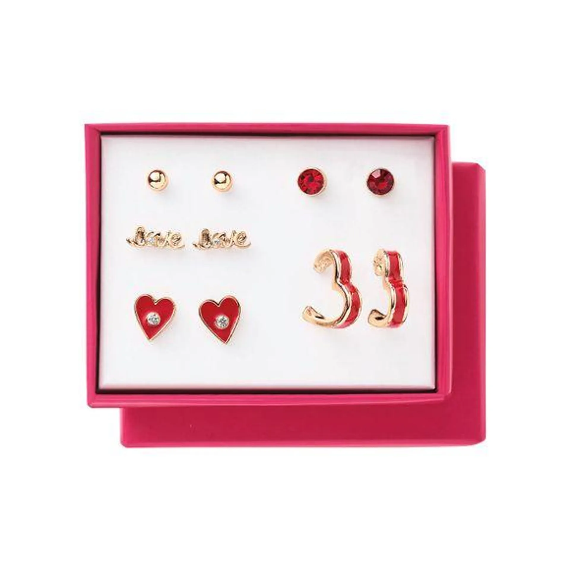 Novelty Heart Earring Pack