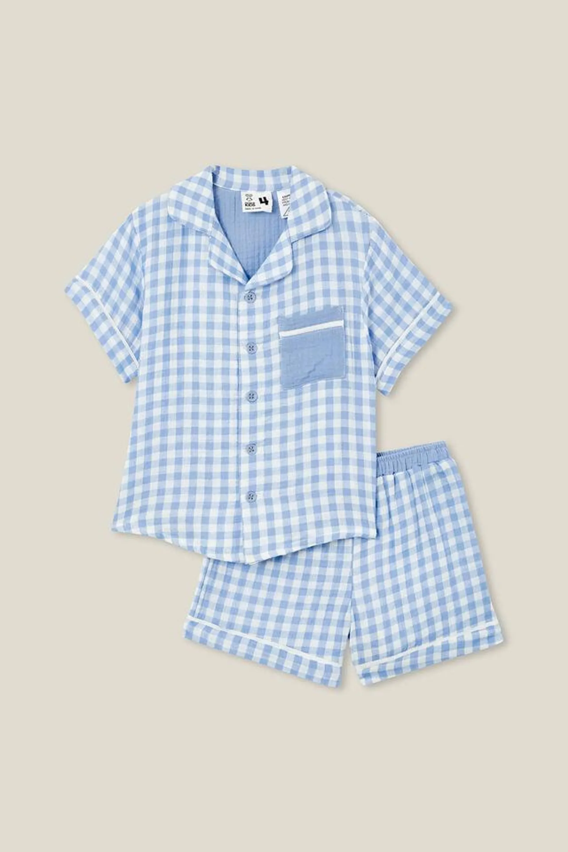 Archer Short Sleeve Pyjama Set