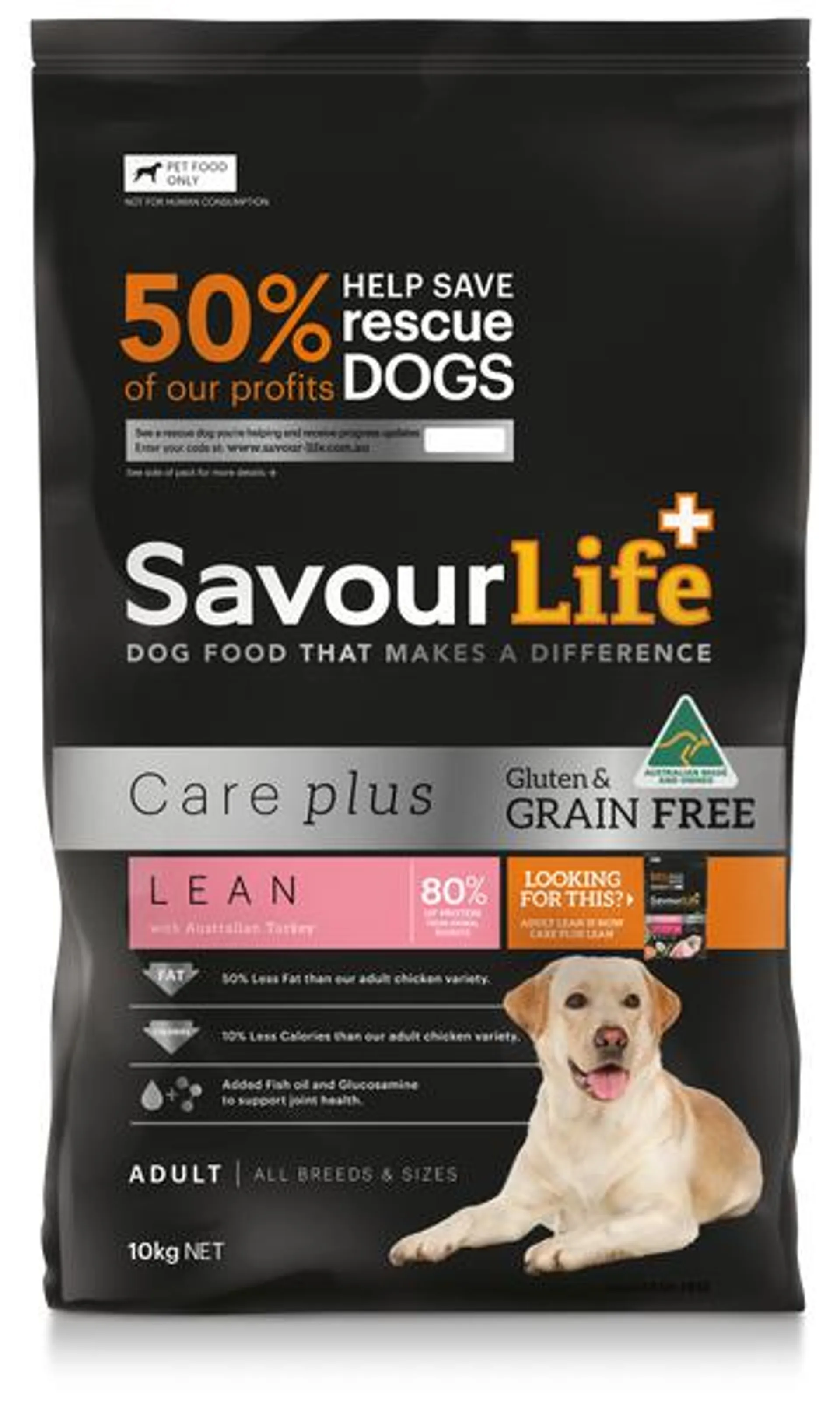 SavourLife - Grain Free Turkey CarePlus Lean Dog Dry Food (10kg)