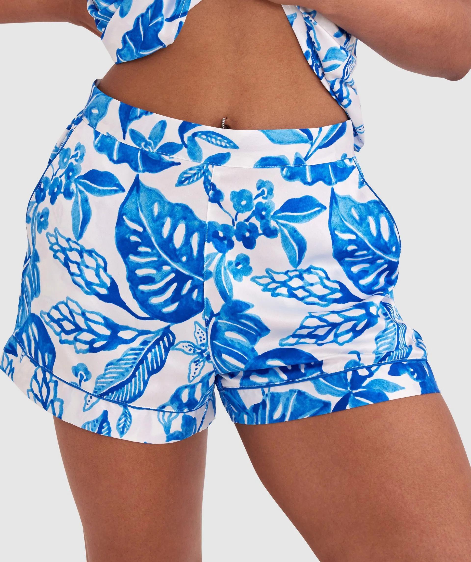 Blue Tropics Short - Cobalt Blue