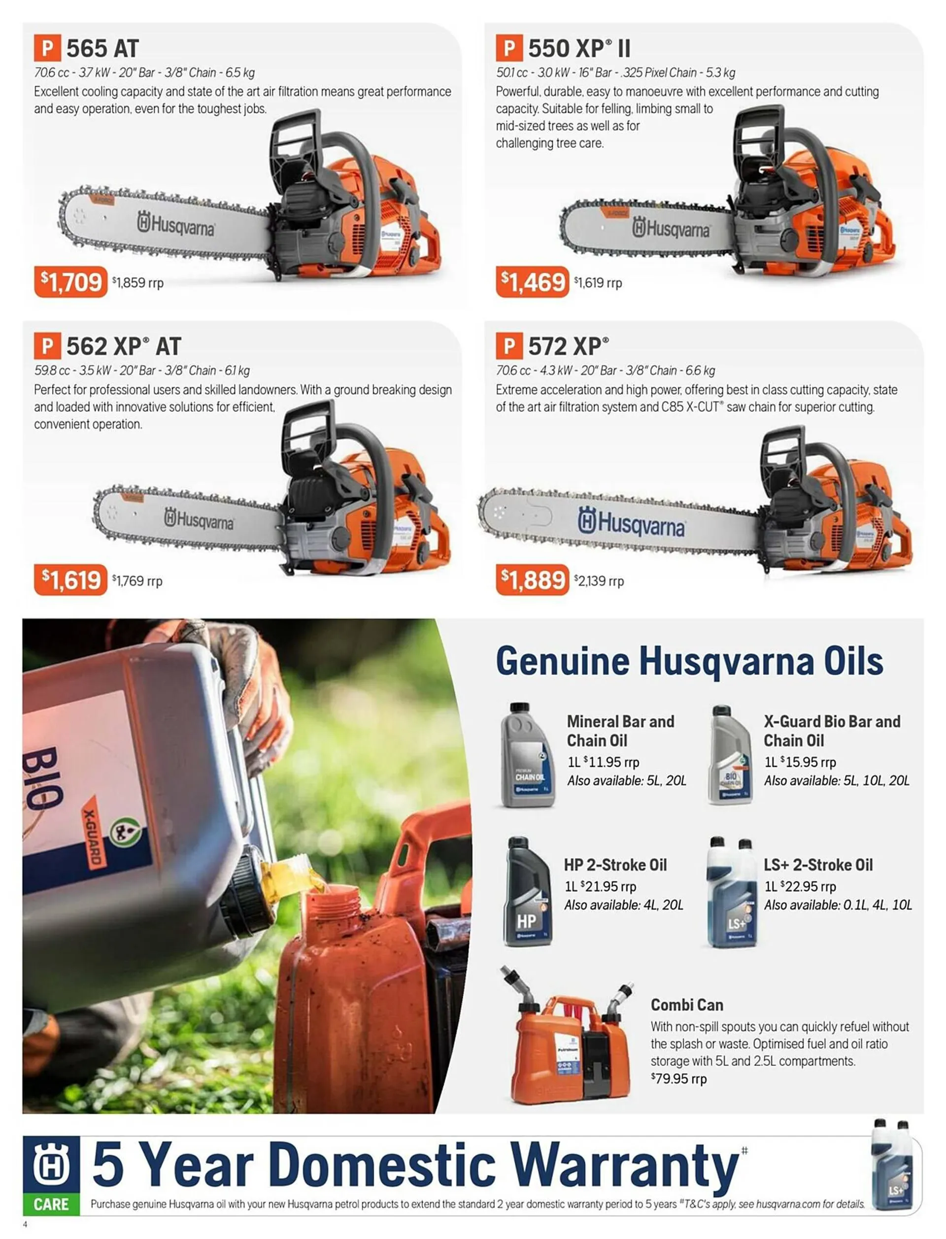 Husqvarna Catalogue - Catalogue valid from 1 April to 13 August 2023 - page 4