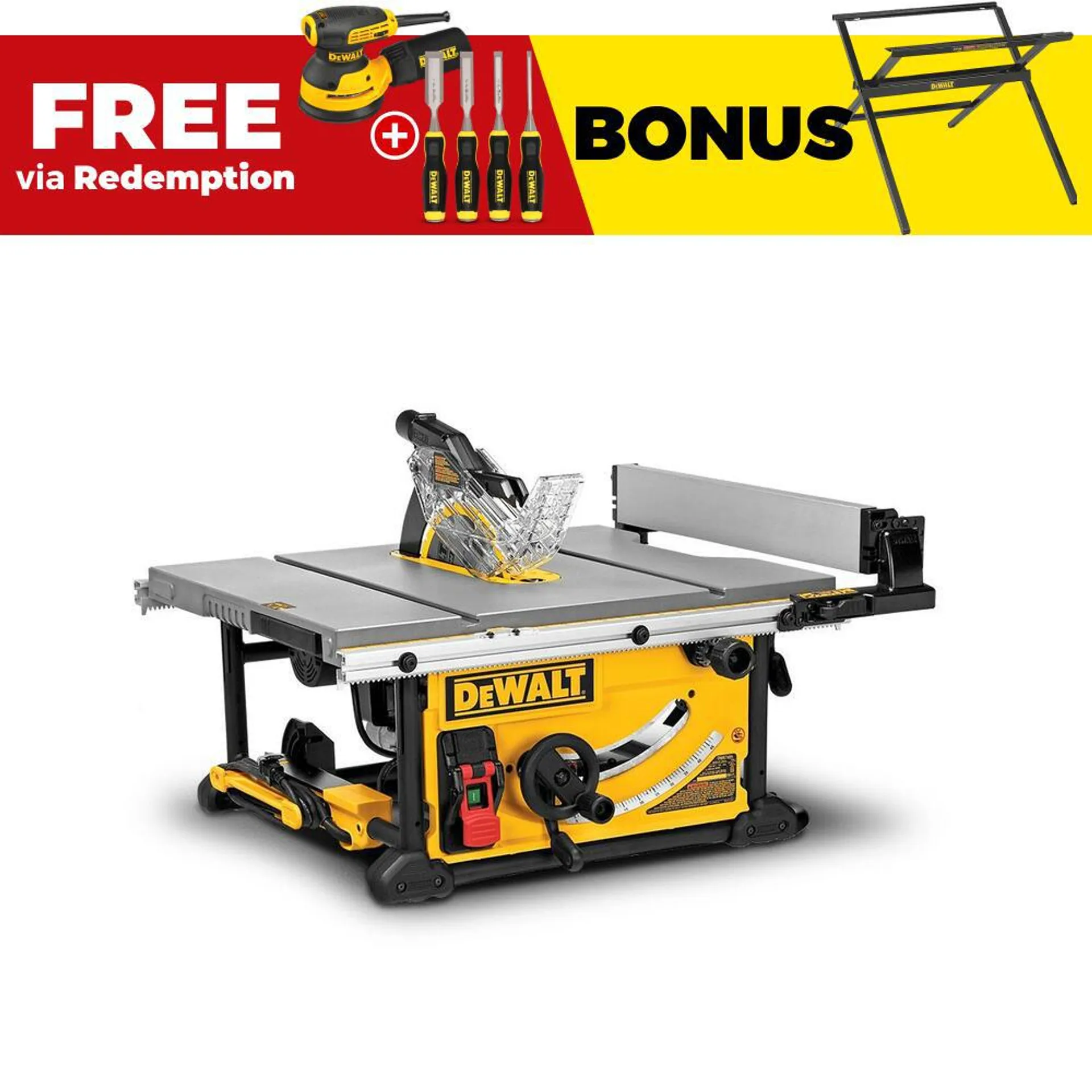 DeWalt DWE7491-XE 2000W 254mm (10") Table Saw