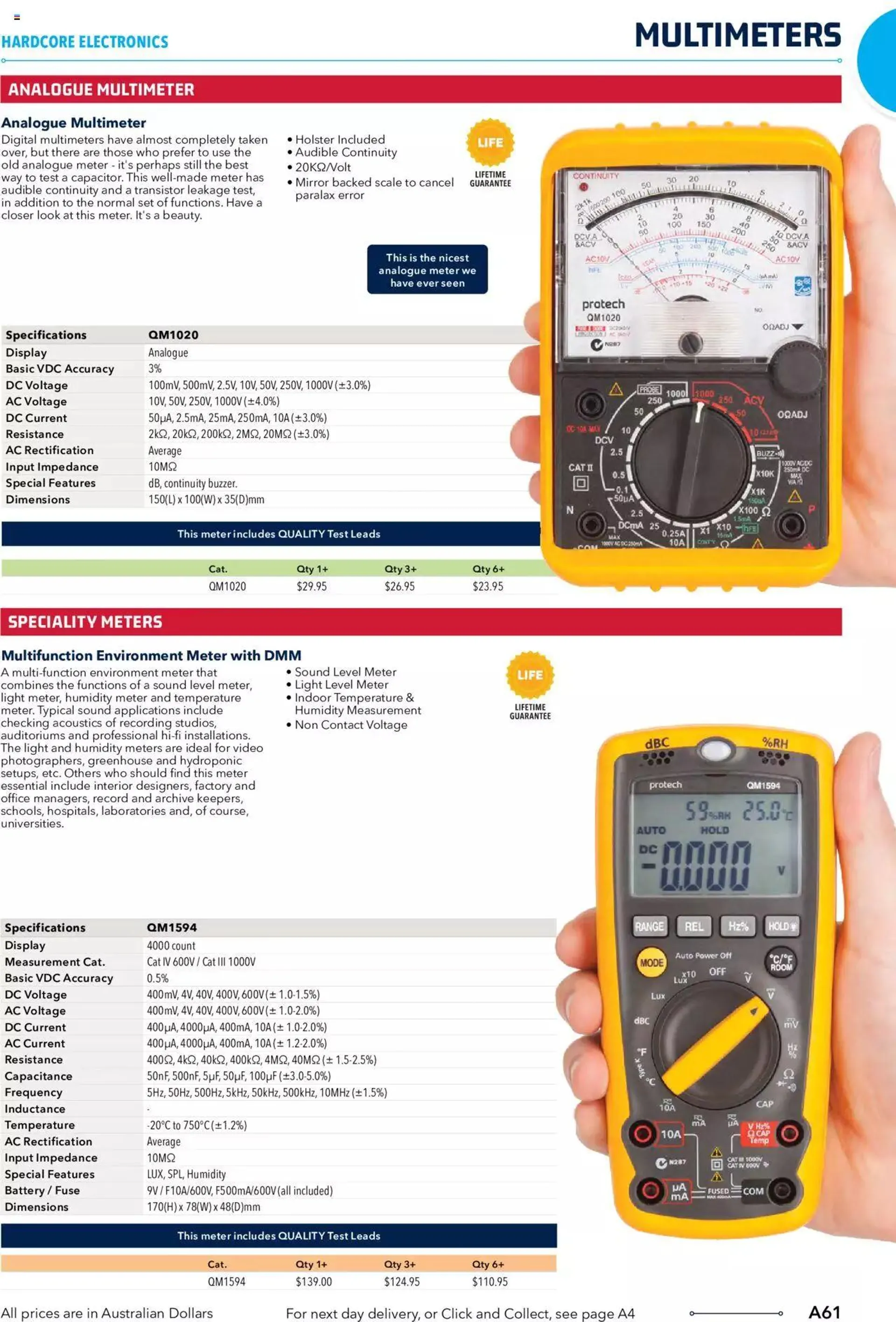 Jaycar Engineering And Scientific Catalogue Back - Catalogue valid from 27 October to 31 January 2024 - page 61