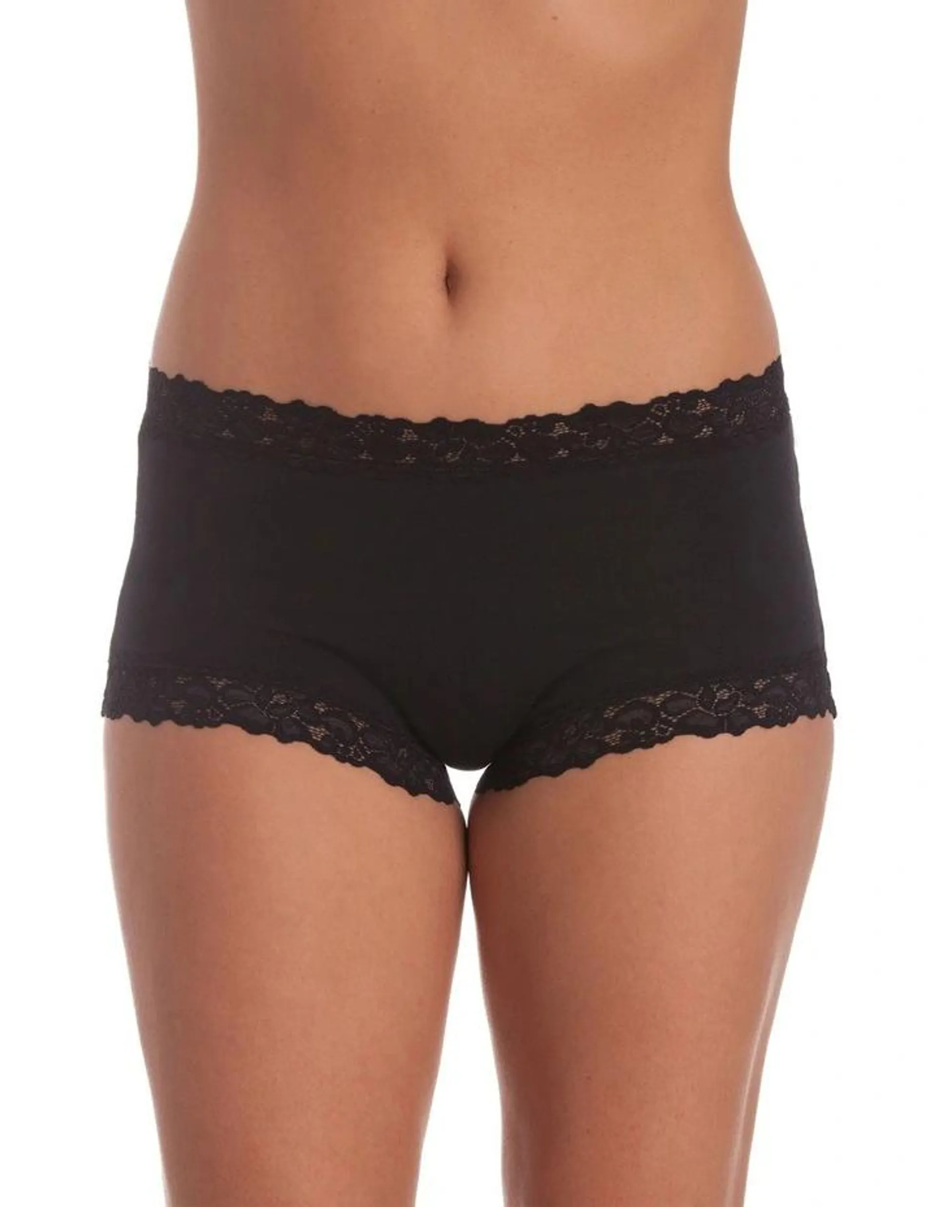 Parisienne Cotton Full Brief Black