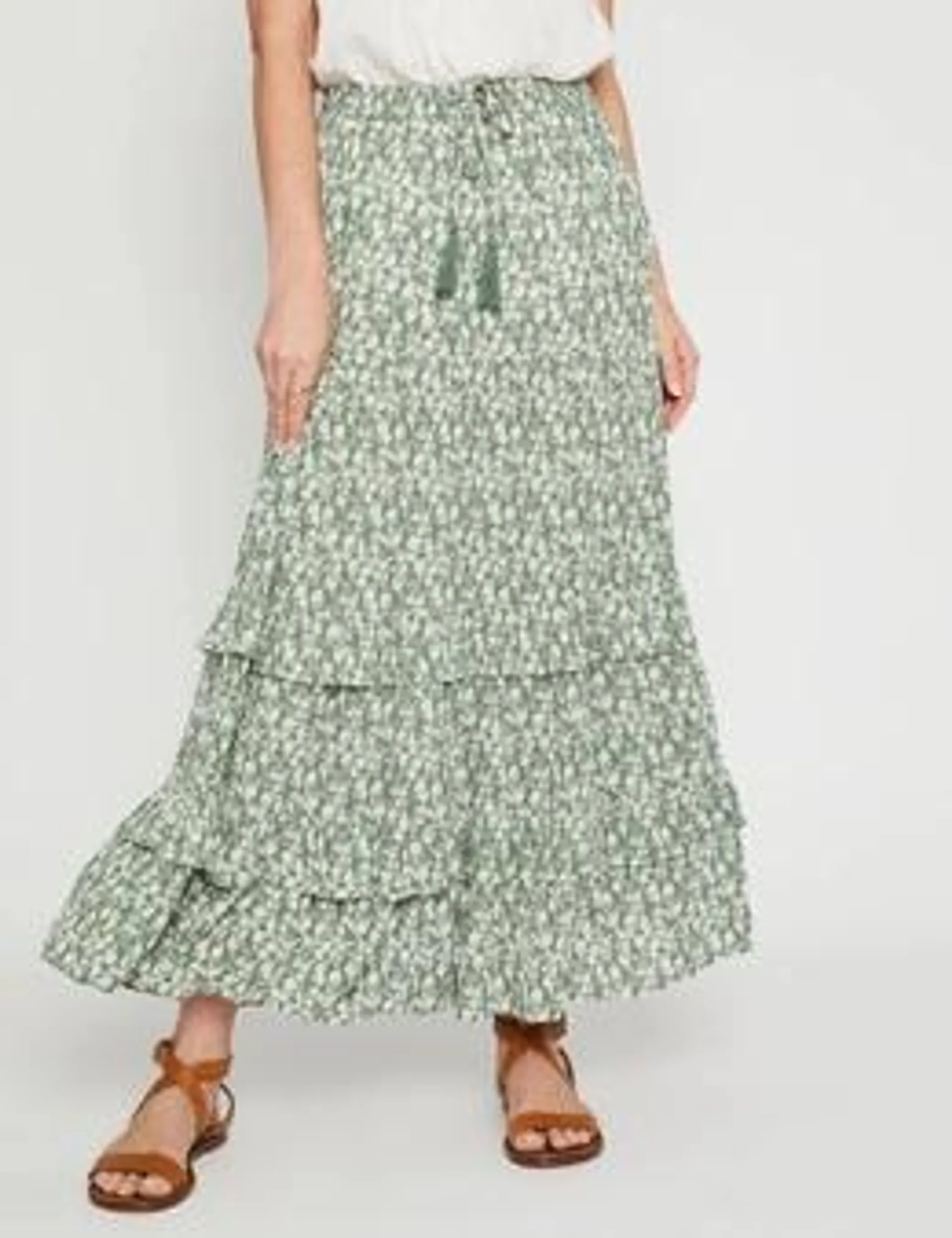 Millers Ruffle Detail Maxi Skirt