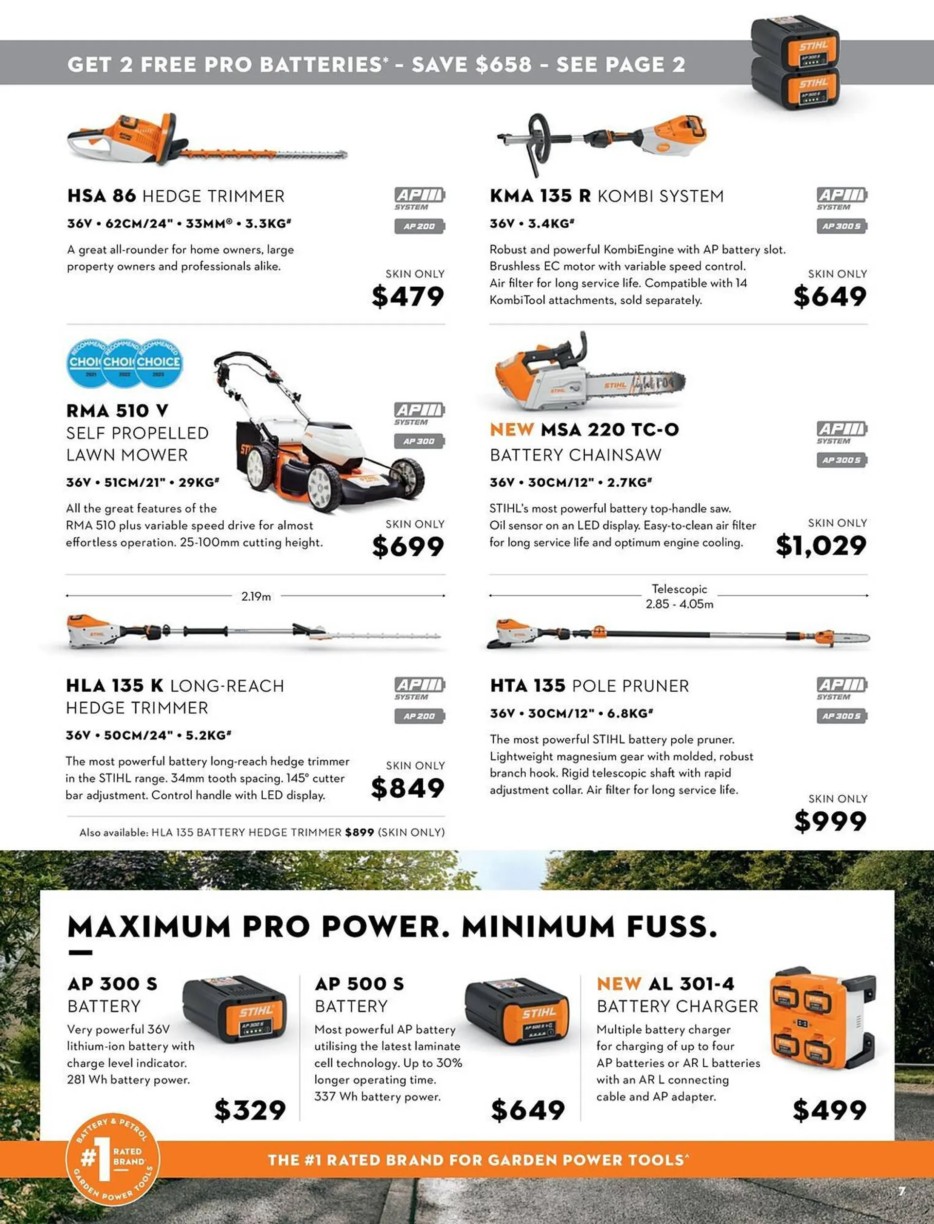 STIHL catalogue - Catalogue valid from 1 March to 31 May 2024 - page 7