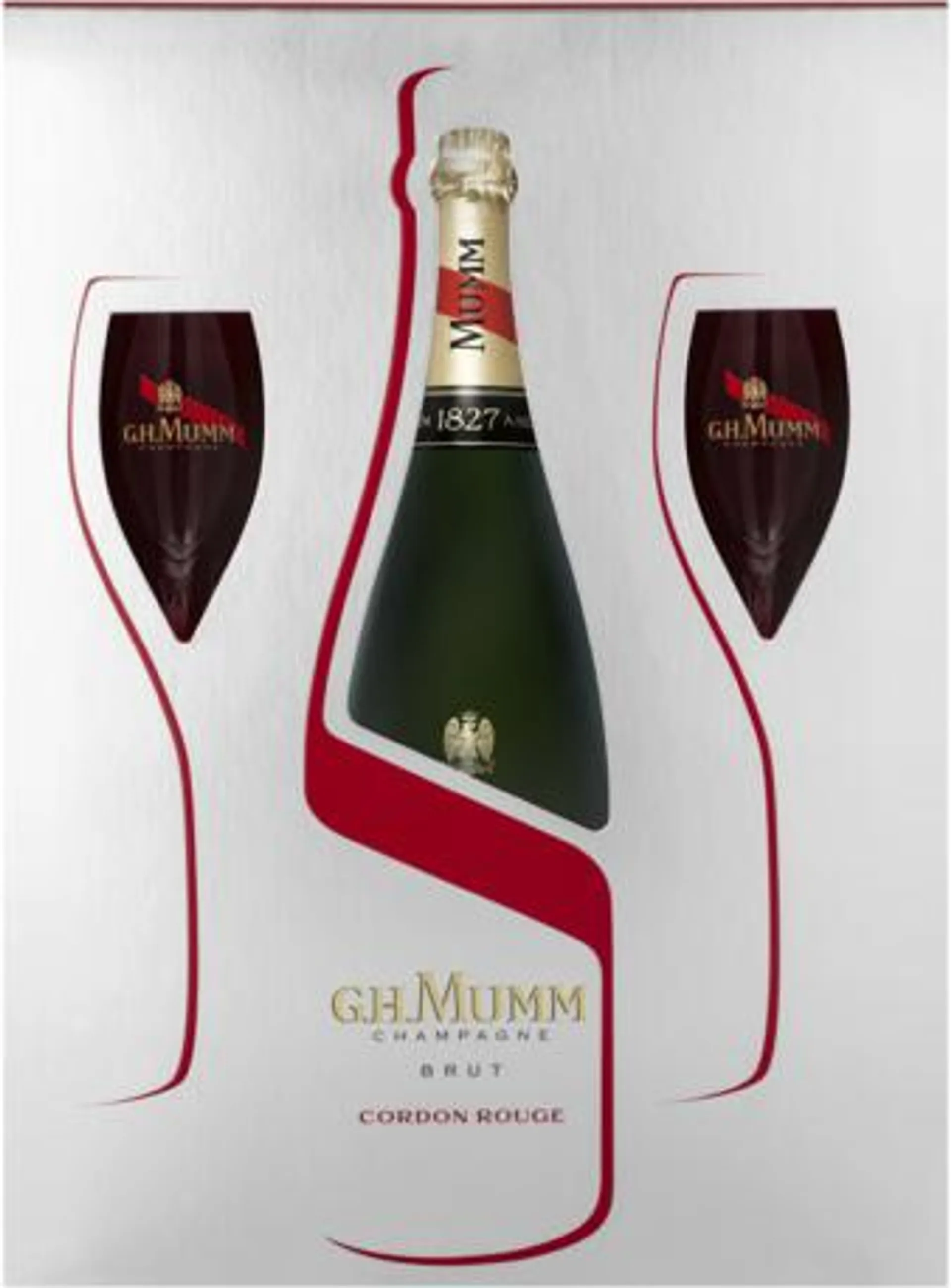 G.H. Mumm Cordon Rouge Twin Flute Pack 750mL