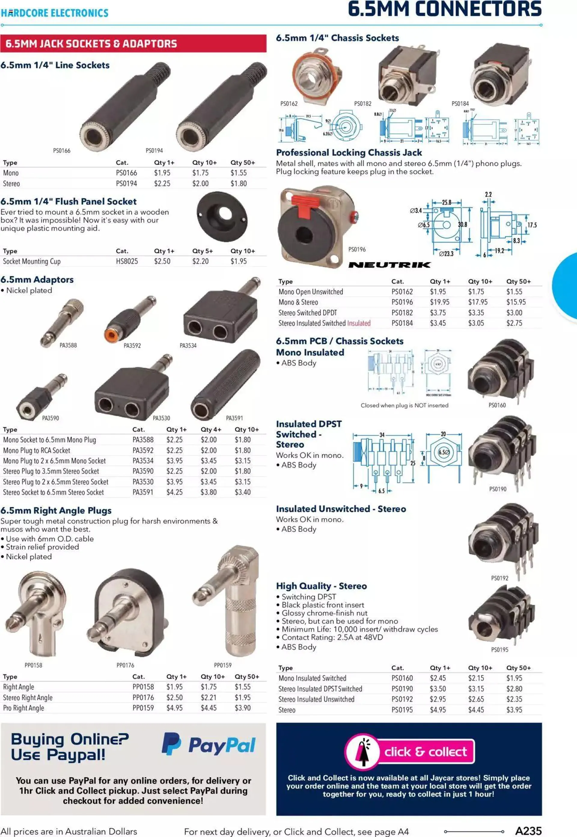 Jaycar Catalogue 2021/22 Engineering And Scientific Catalogue Back - 234