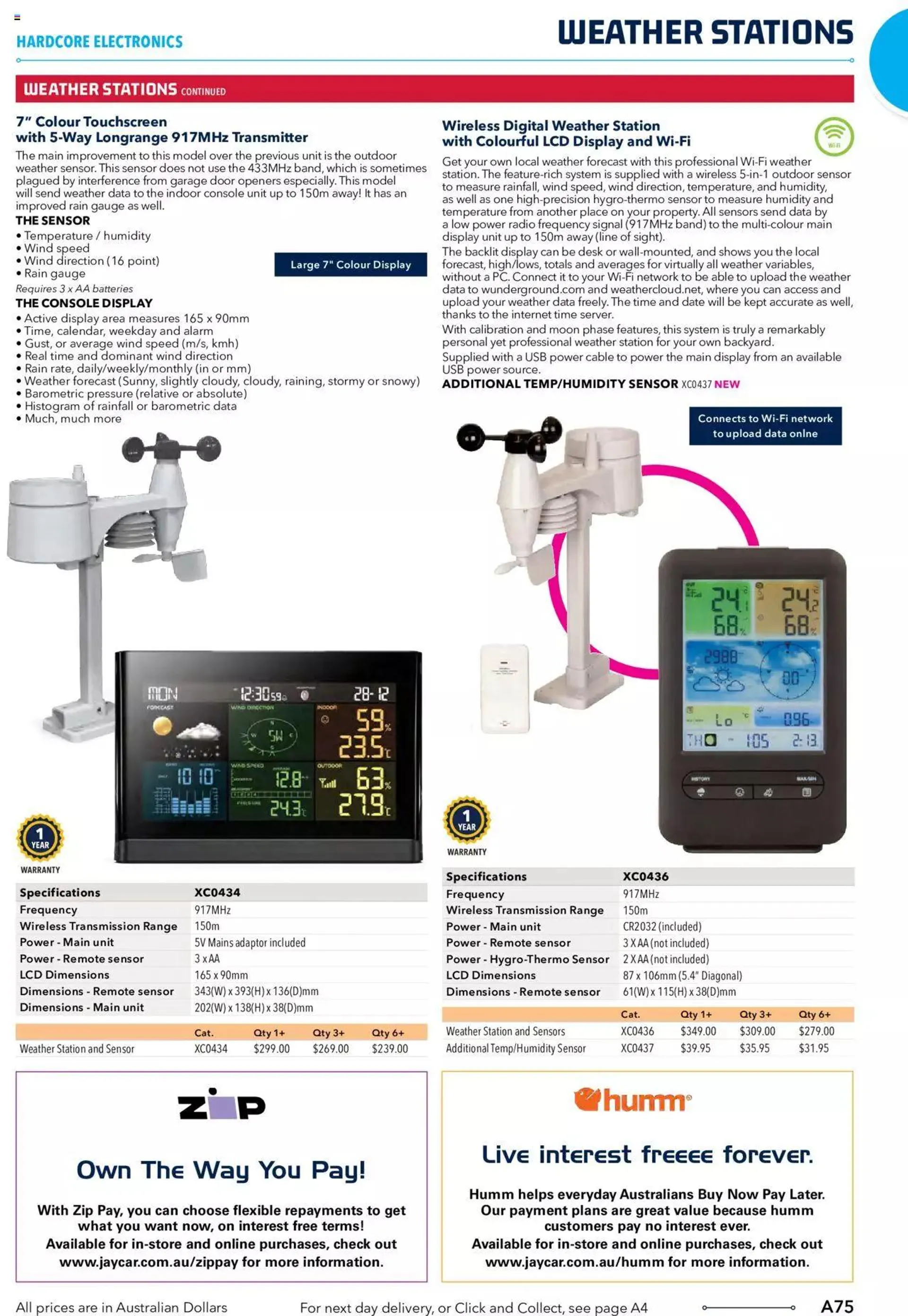 Jaycar Engineering And Scientific Catalogue Back - Catalogue valid from 27 October to 31 January 2024 - page 75