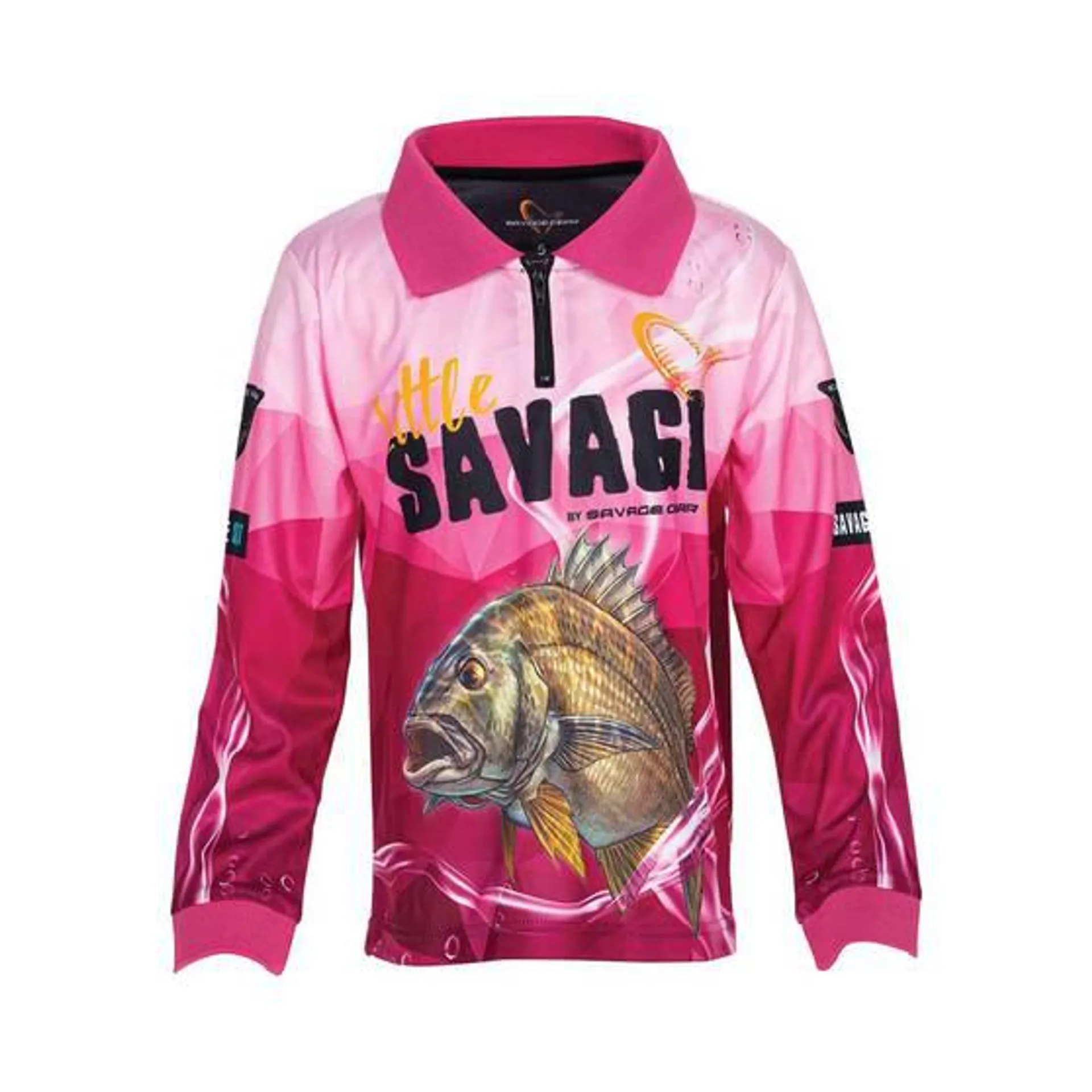 Savage Gear Kids' Little Savage Bream Sublimated Polo