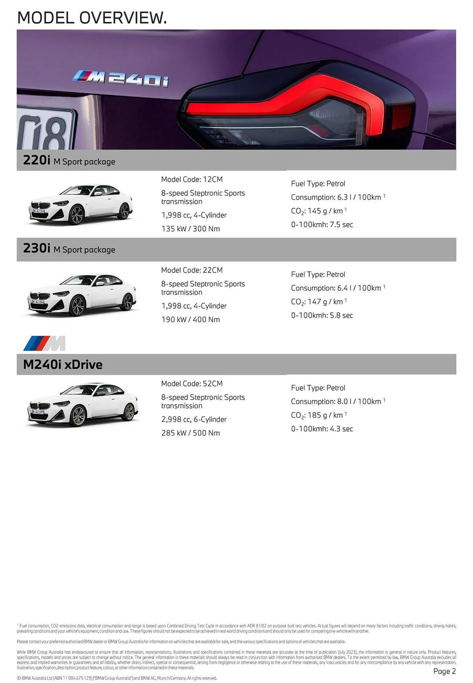 BMW catalogue - Catalogue valid from 29 December to 31 July 2024 - page 2