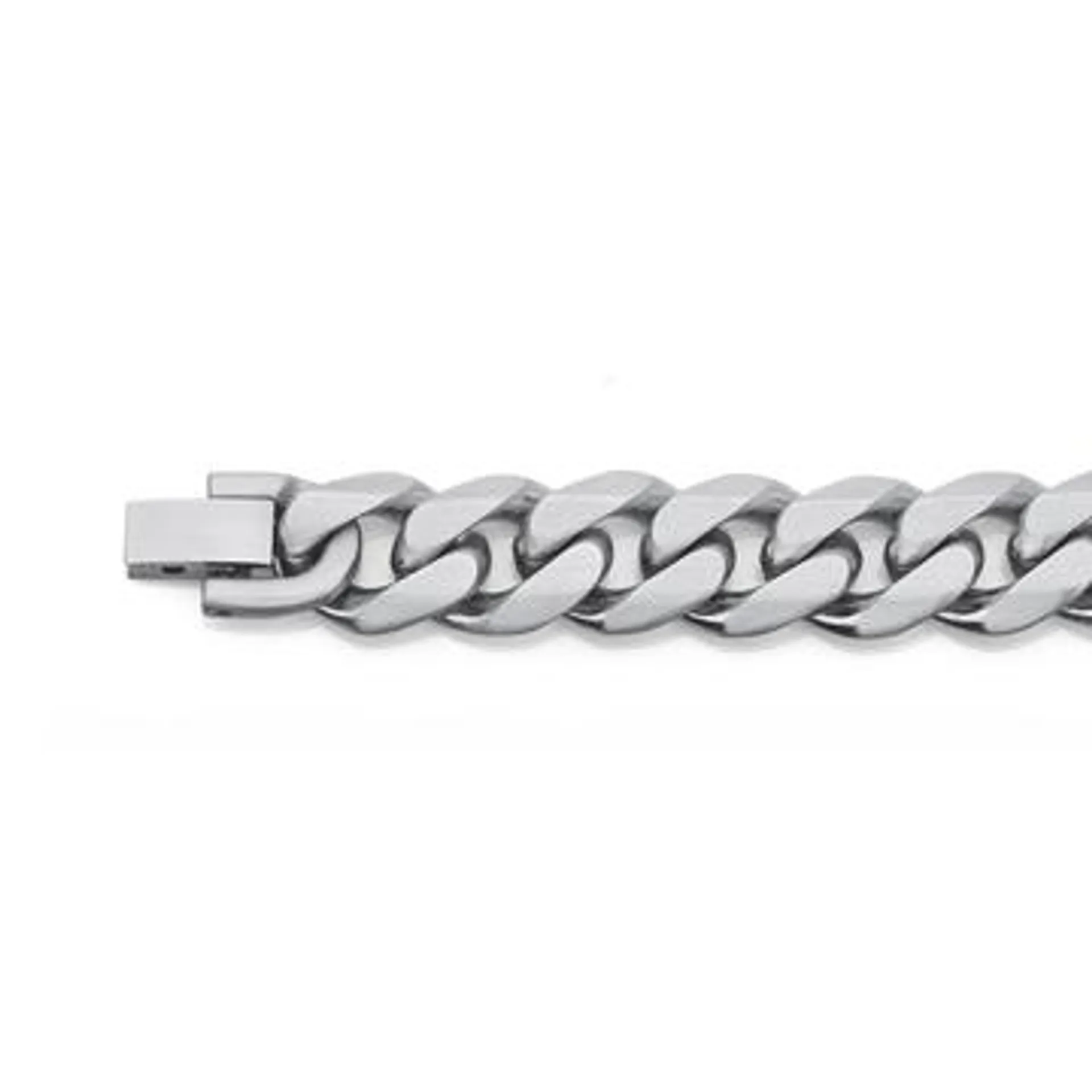 Stainless Steel Curb Link Bracelet