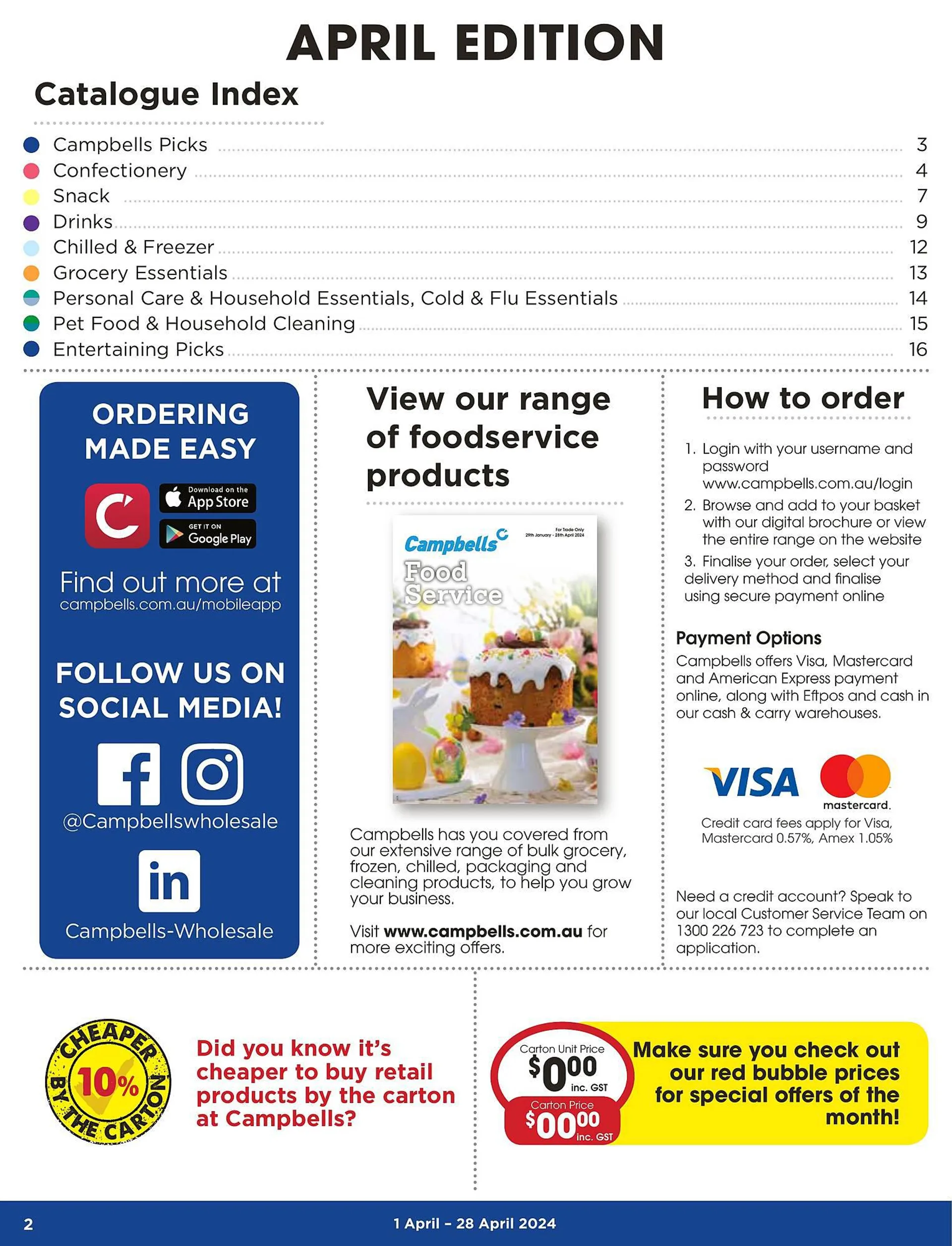 Campbells Wholesale catalogue - Catalogue valid from 1 April to 28 April 2024 - page 2