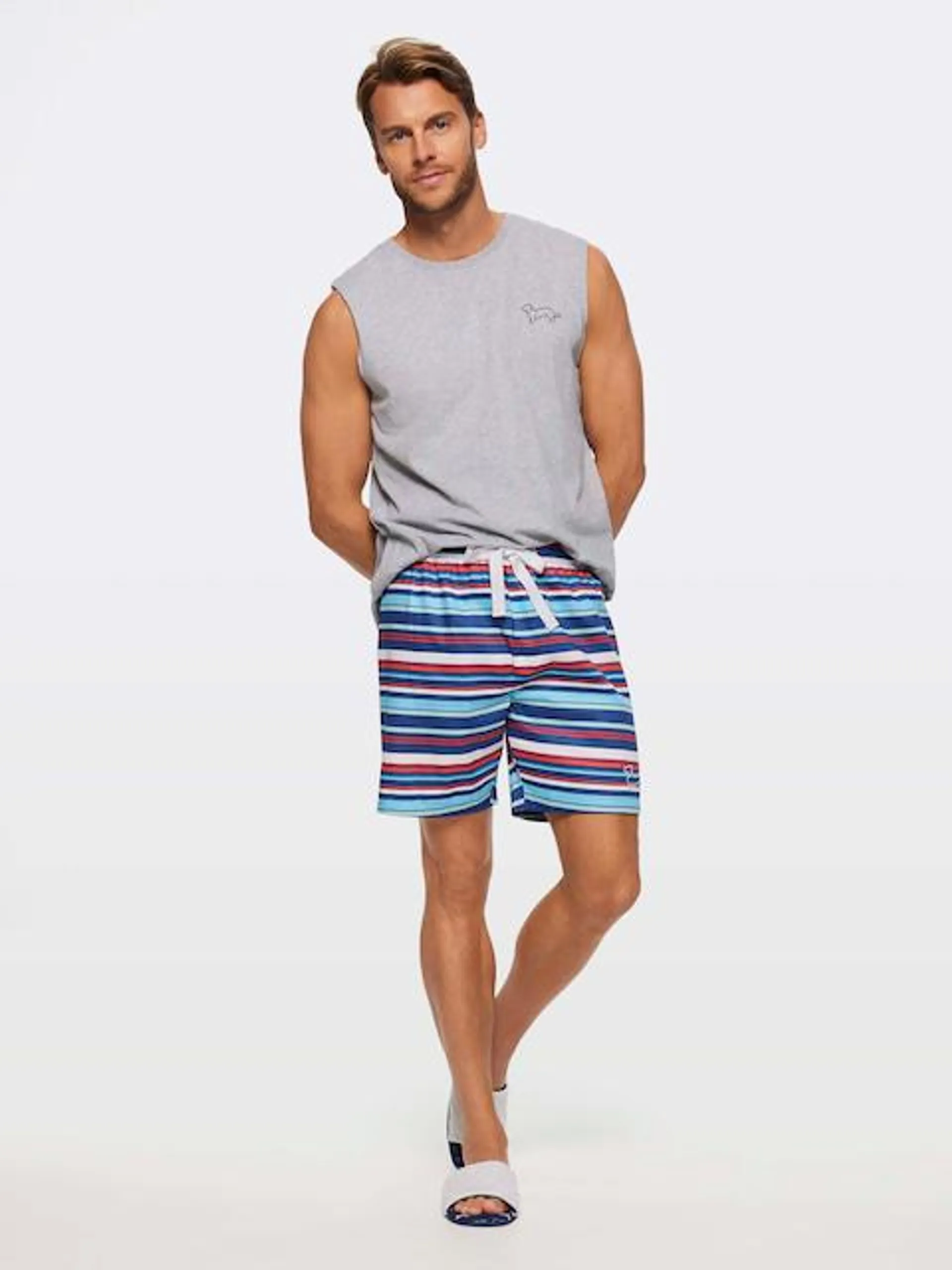 Mexicola Stripe Mid Short